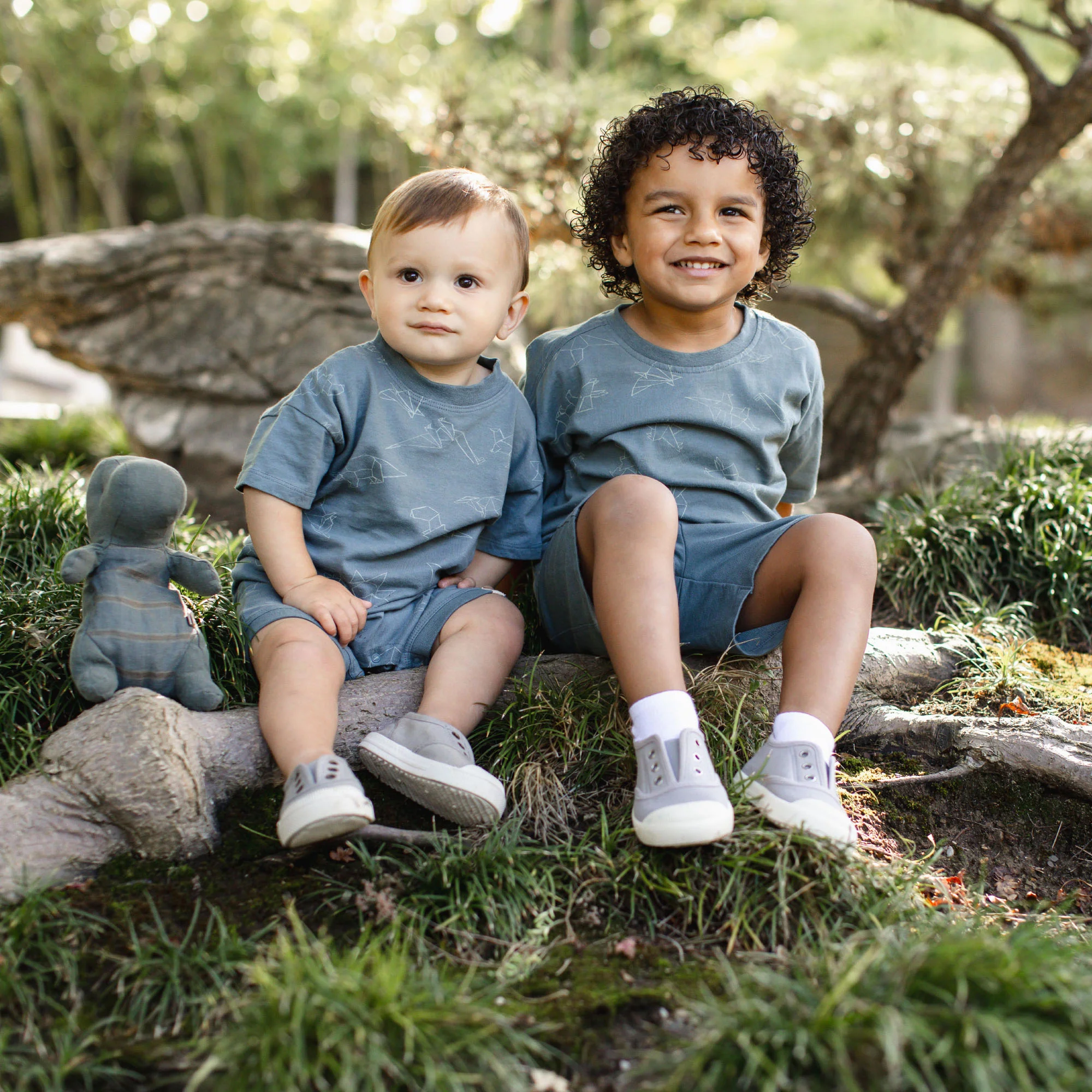 Origami Dinos Boy Tee & Shorts Set - Image 7