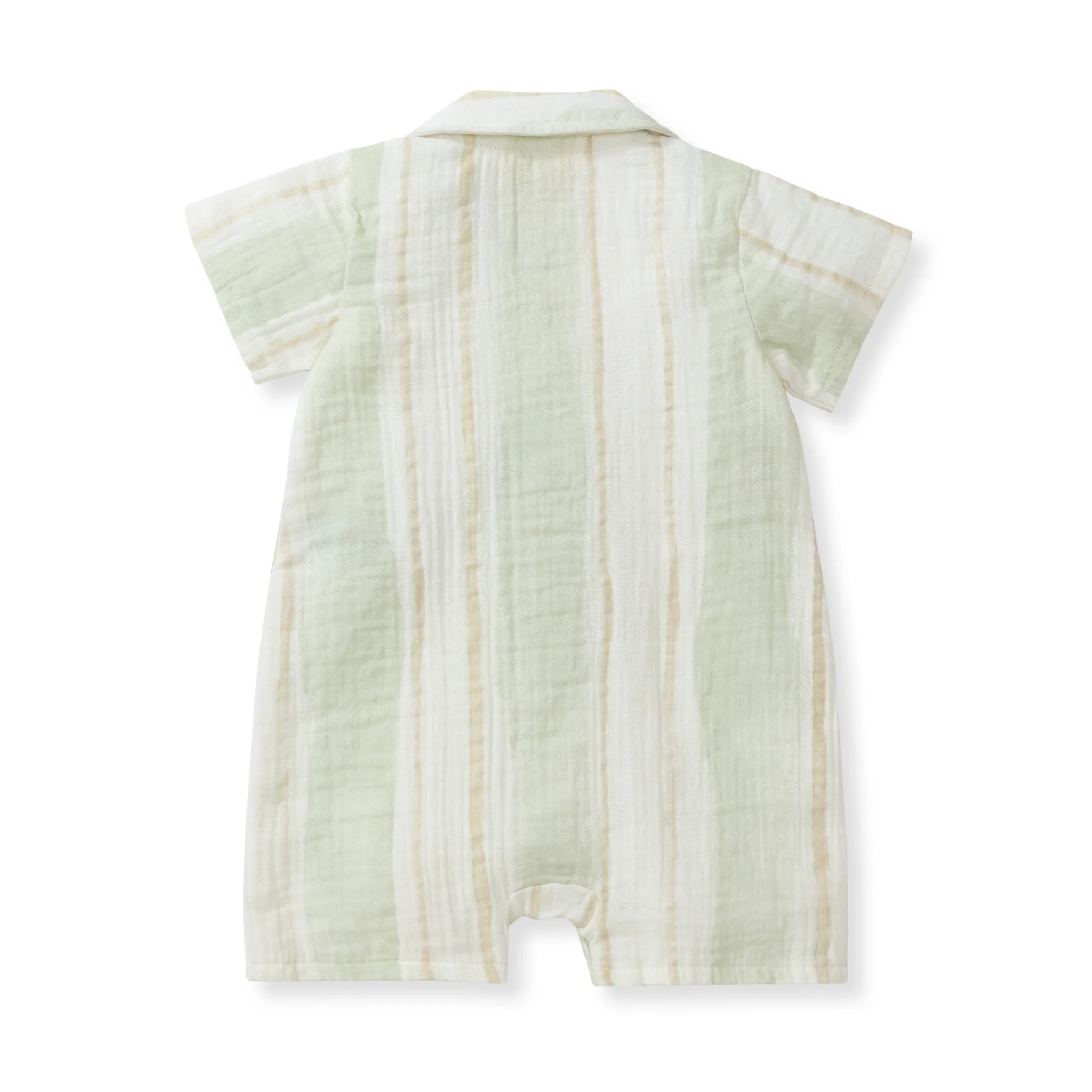 Pacific Stripe Baby Boy Romper - Image 3