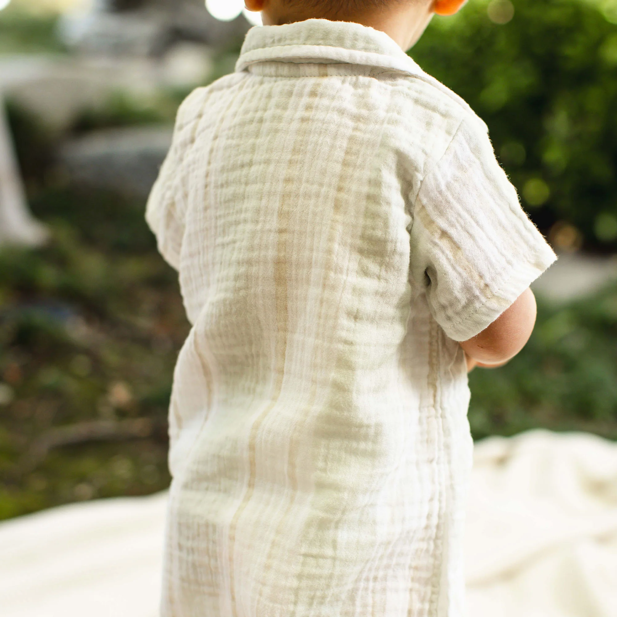 Pacific Stripe Baby Boy Romper - Image 6