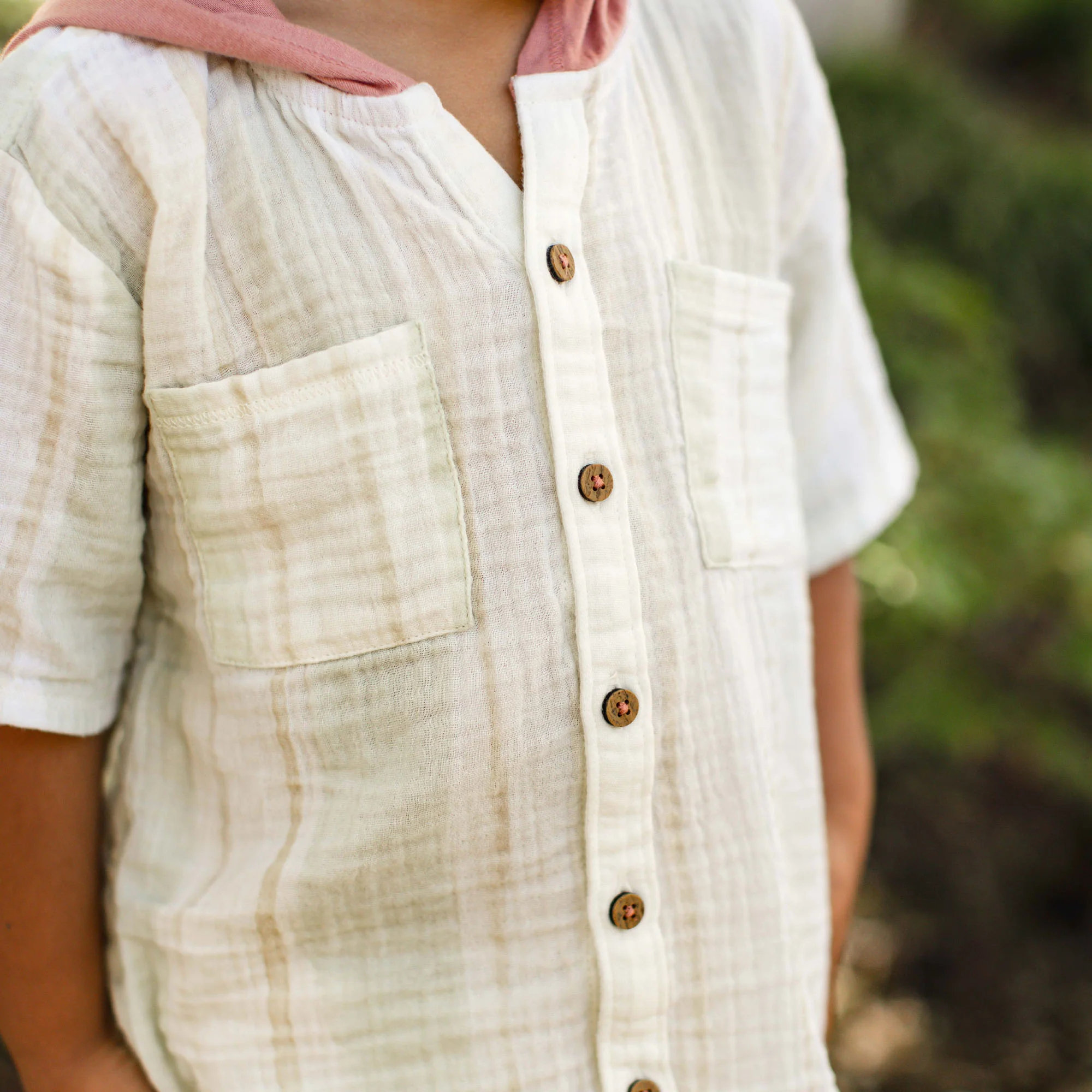 Pacific Stripe Hooded Shirt & Shorts Set - Image 6