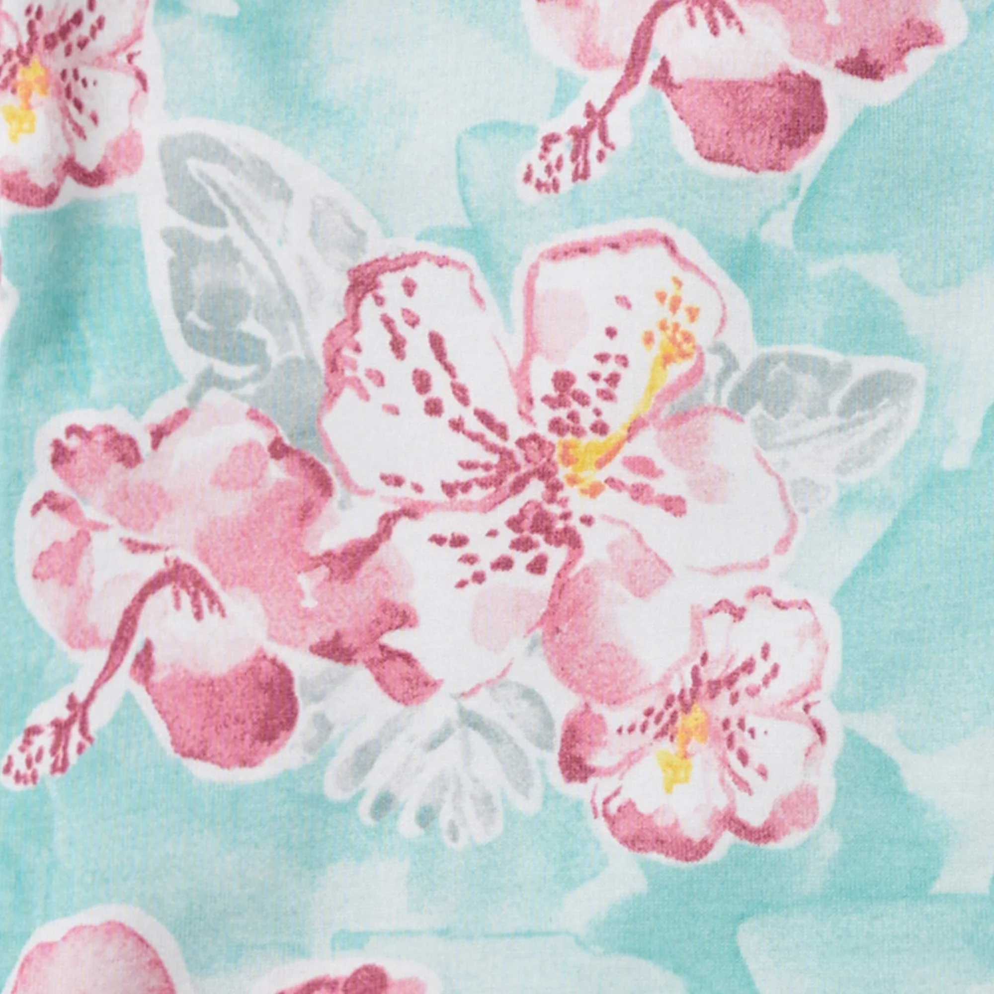 Painted Hibiscus Organic Cotton Sleep & Play - Image 2
