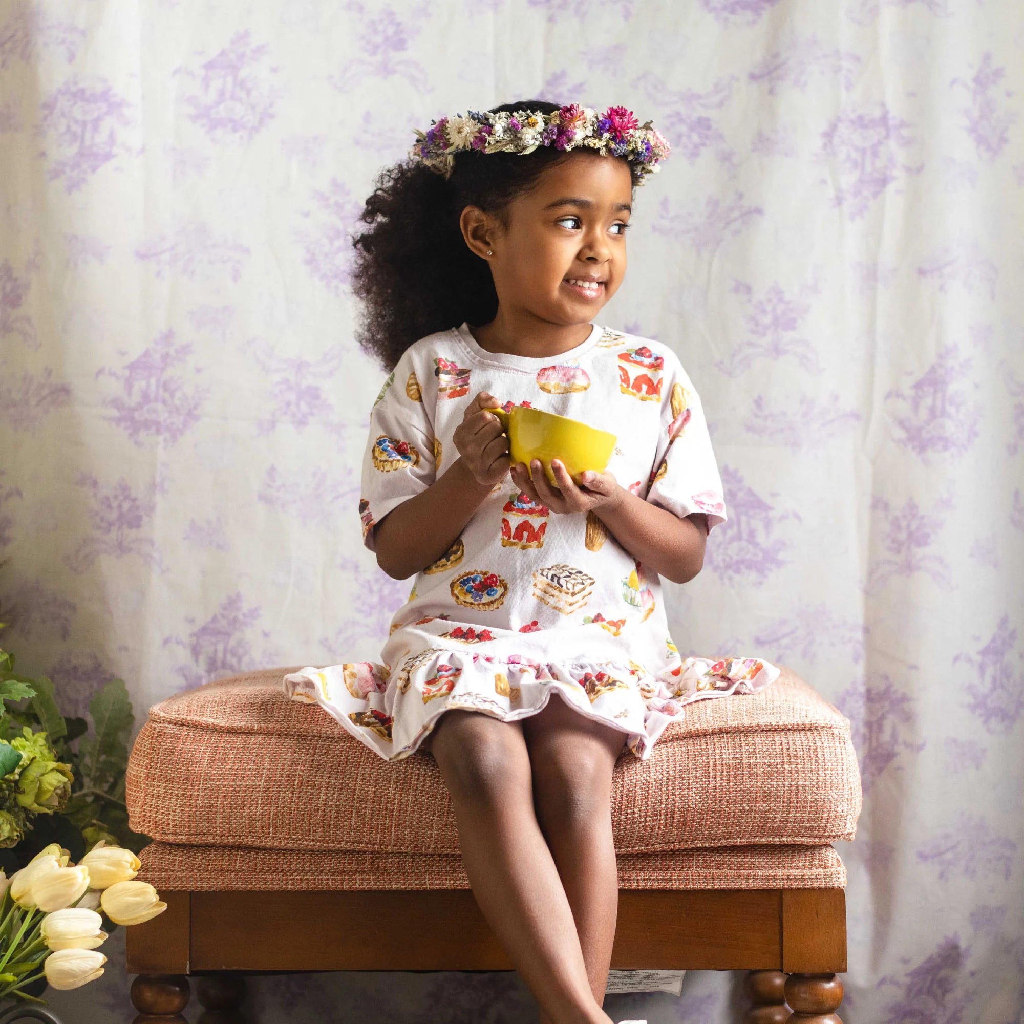 Girls Pastry Shop Dress - Image 7
