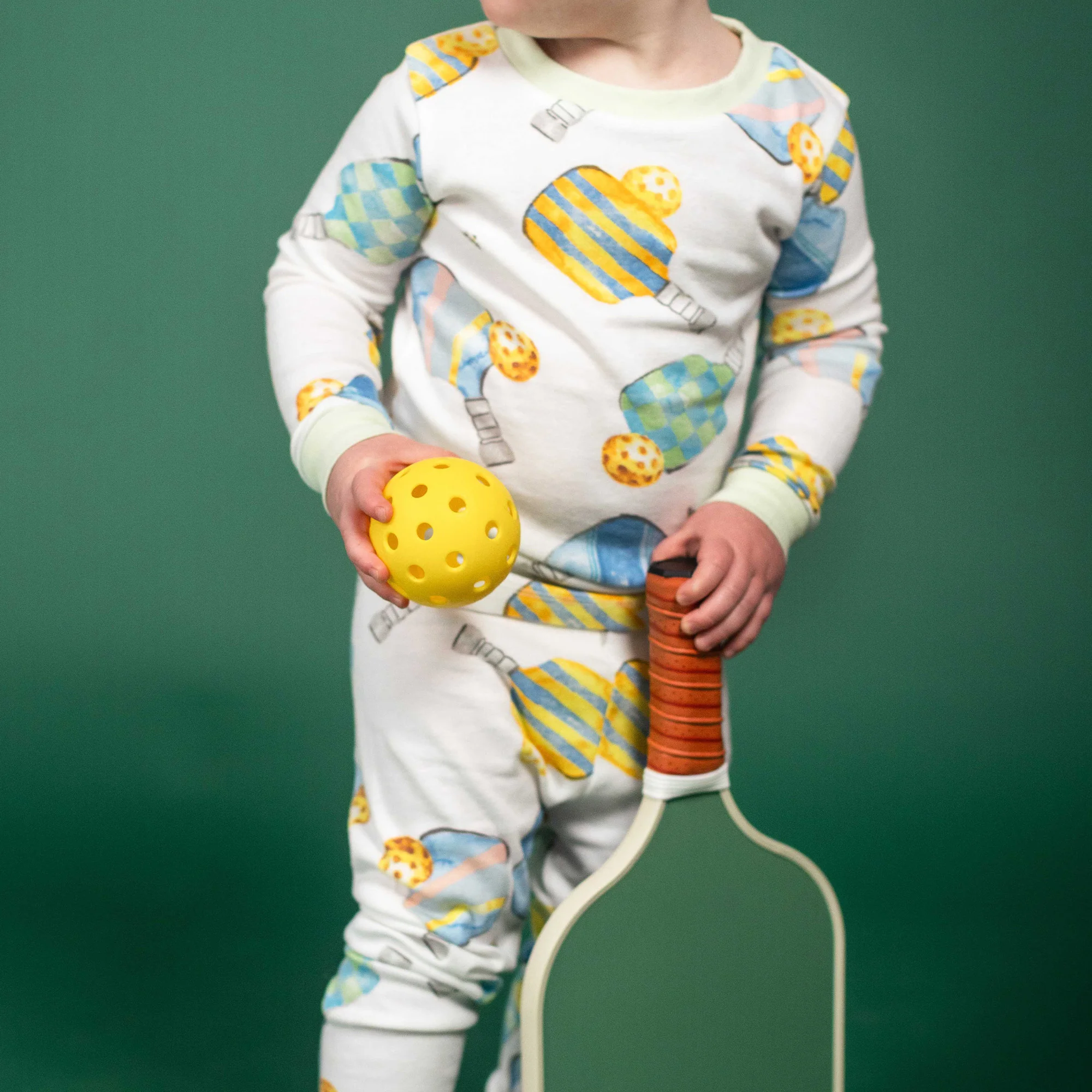 Pickleball Organic Cotton Two-Piece Pajamas - Image 5