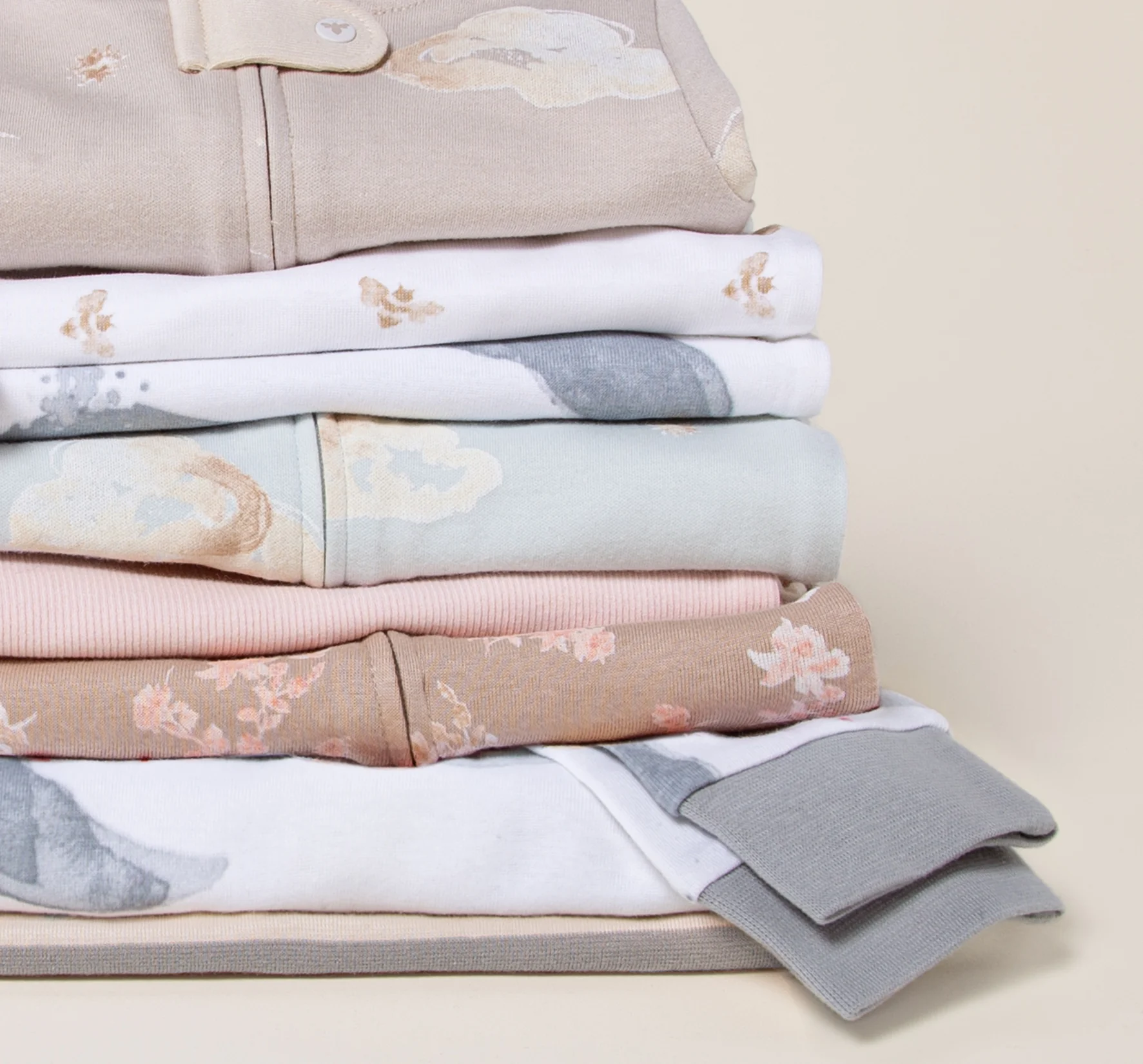 Solid Rib Organic Cotton Sleep & Play - Ranunculus - Image 7