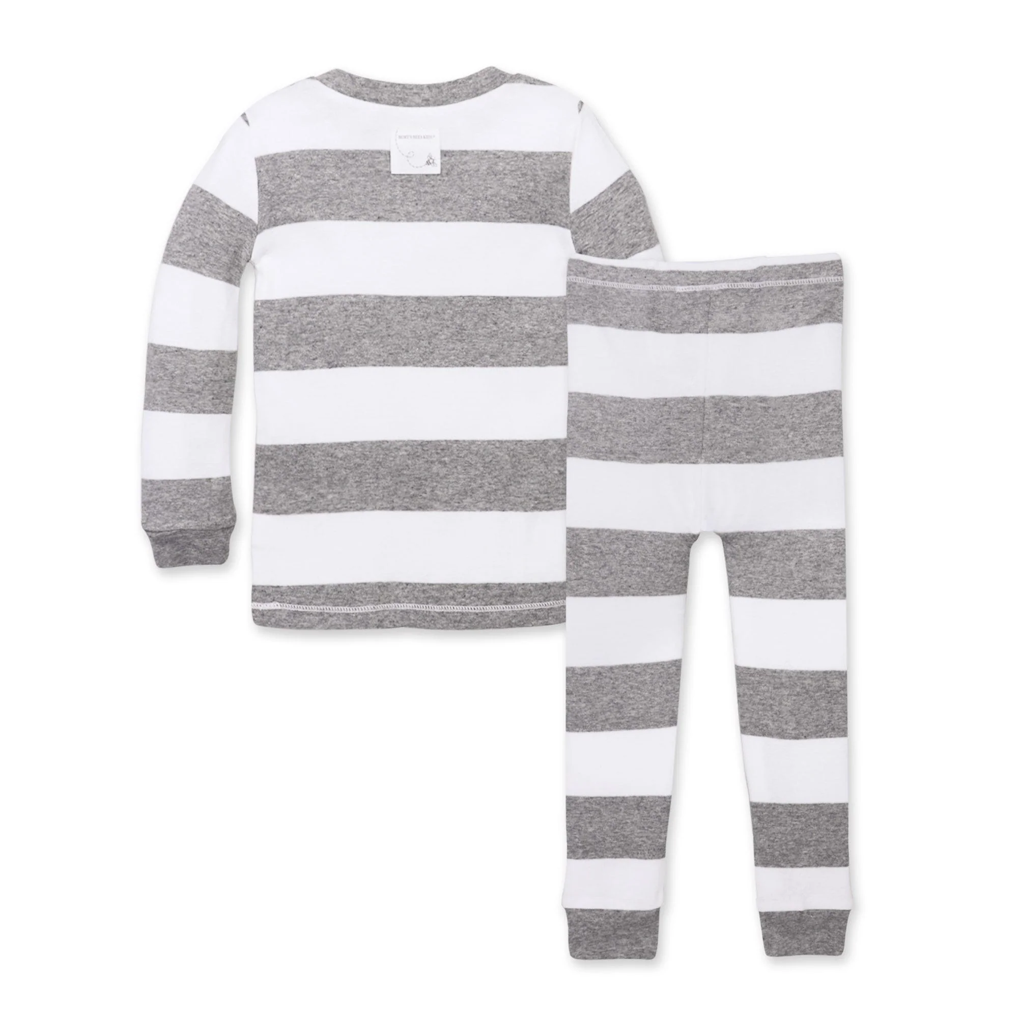 Rugby Stripe Organic Cotton Snug Fit Pajamas - Image 3