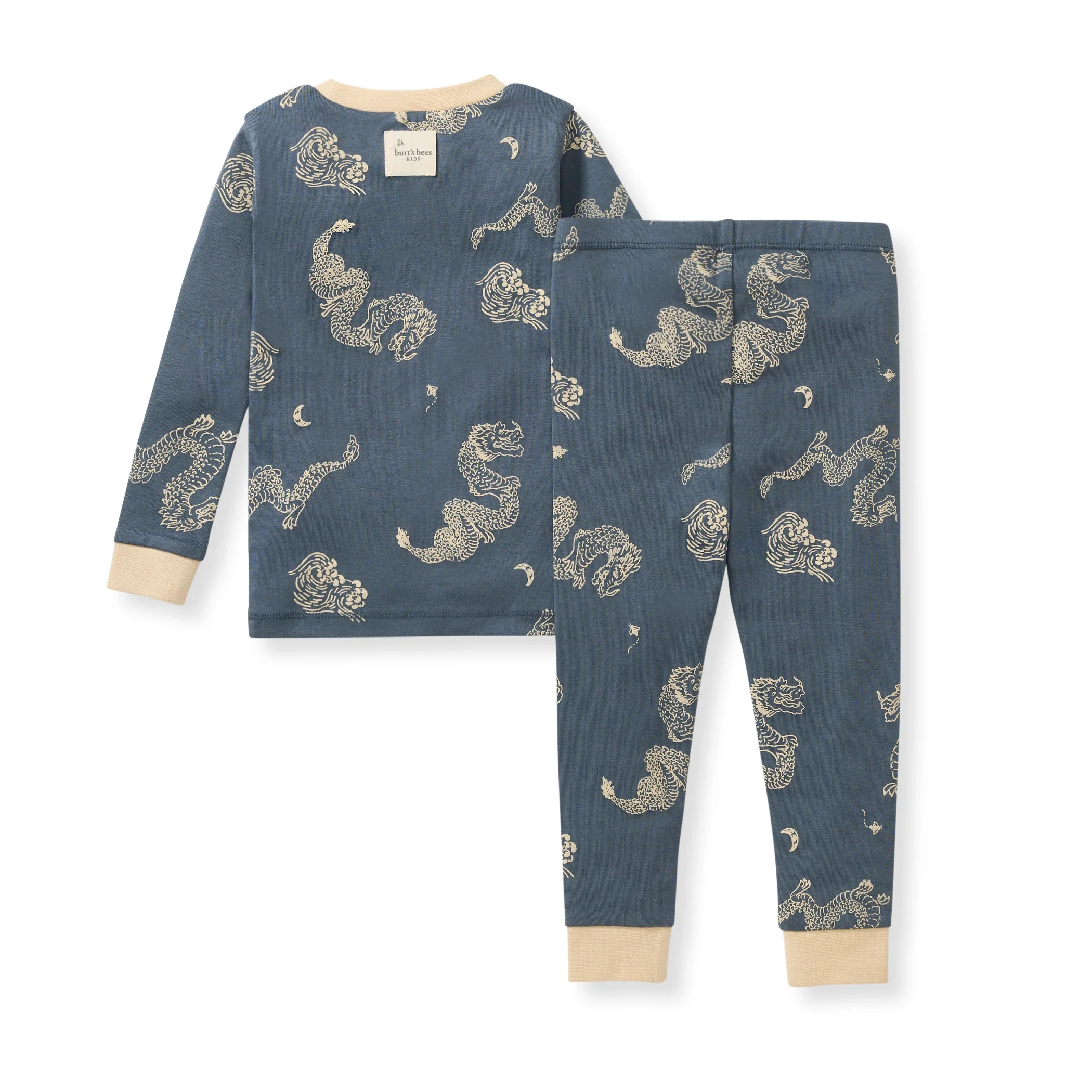 Sea Dragons Organic Cotton Two-Piece Pajamas - Image 4