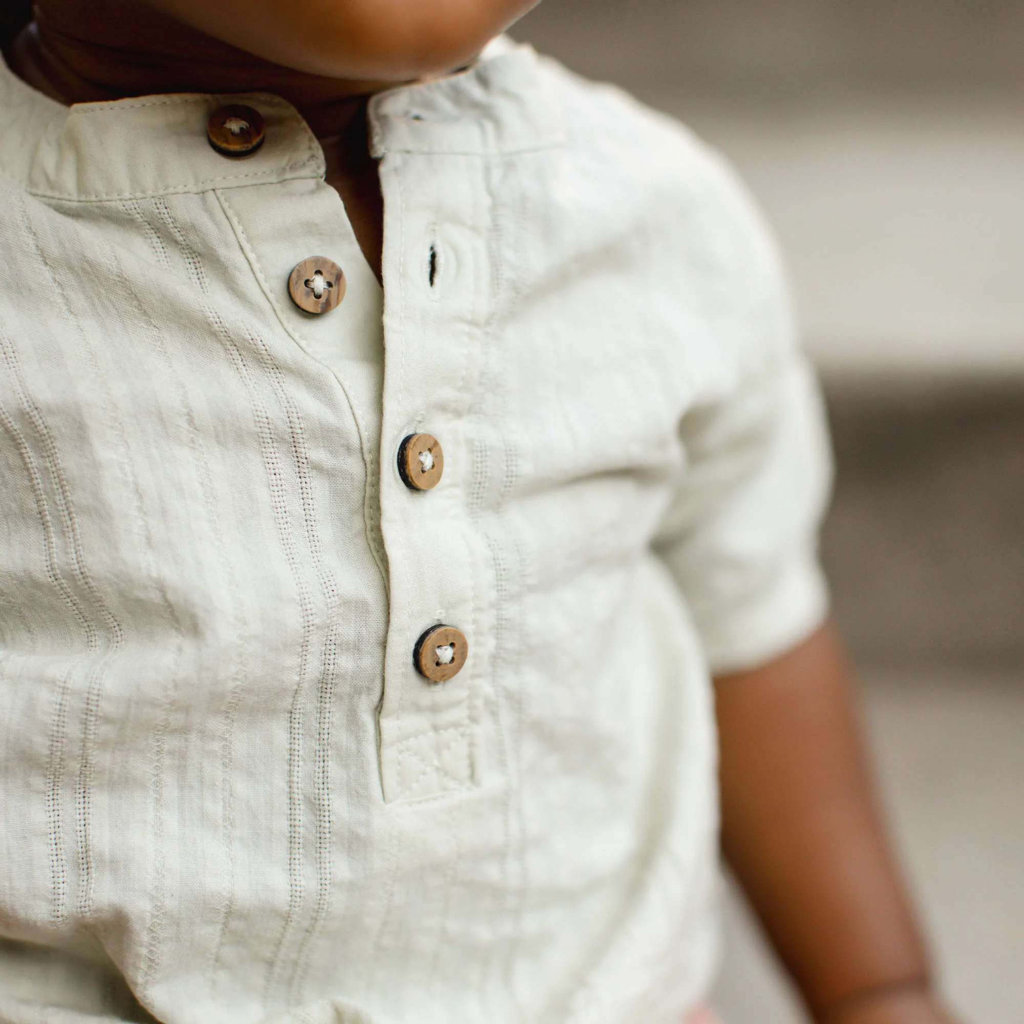 Seersucker Boy Shirt & Shorts Set - Image 6