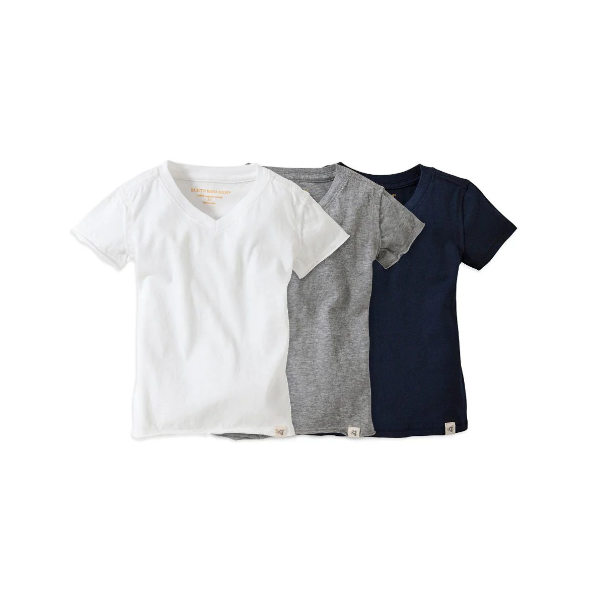 Short Sleeve Signature Organic Baby V Neck Tee - Image 2