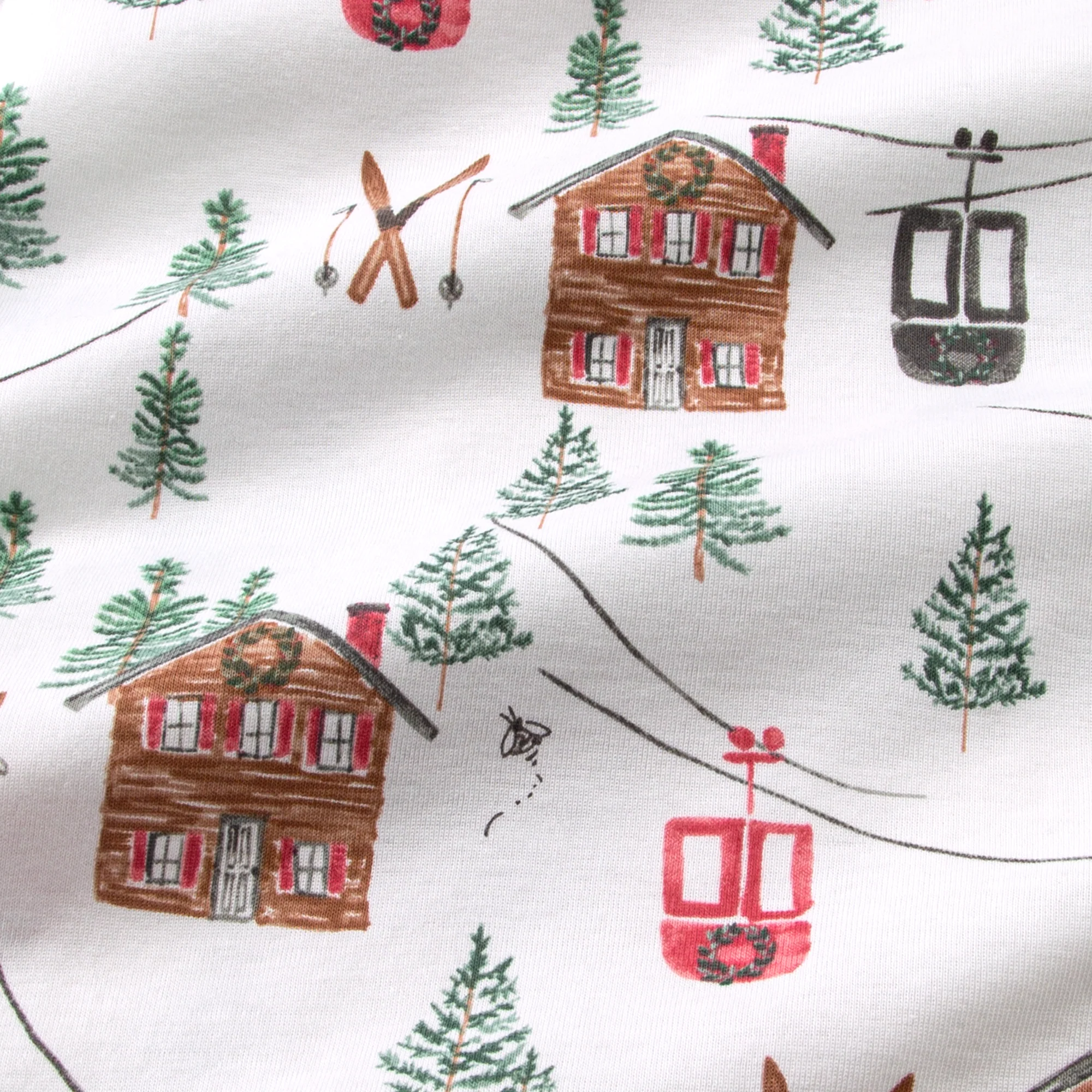 Ski The Alps Matching Family Pajamas - Image 3