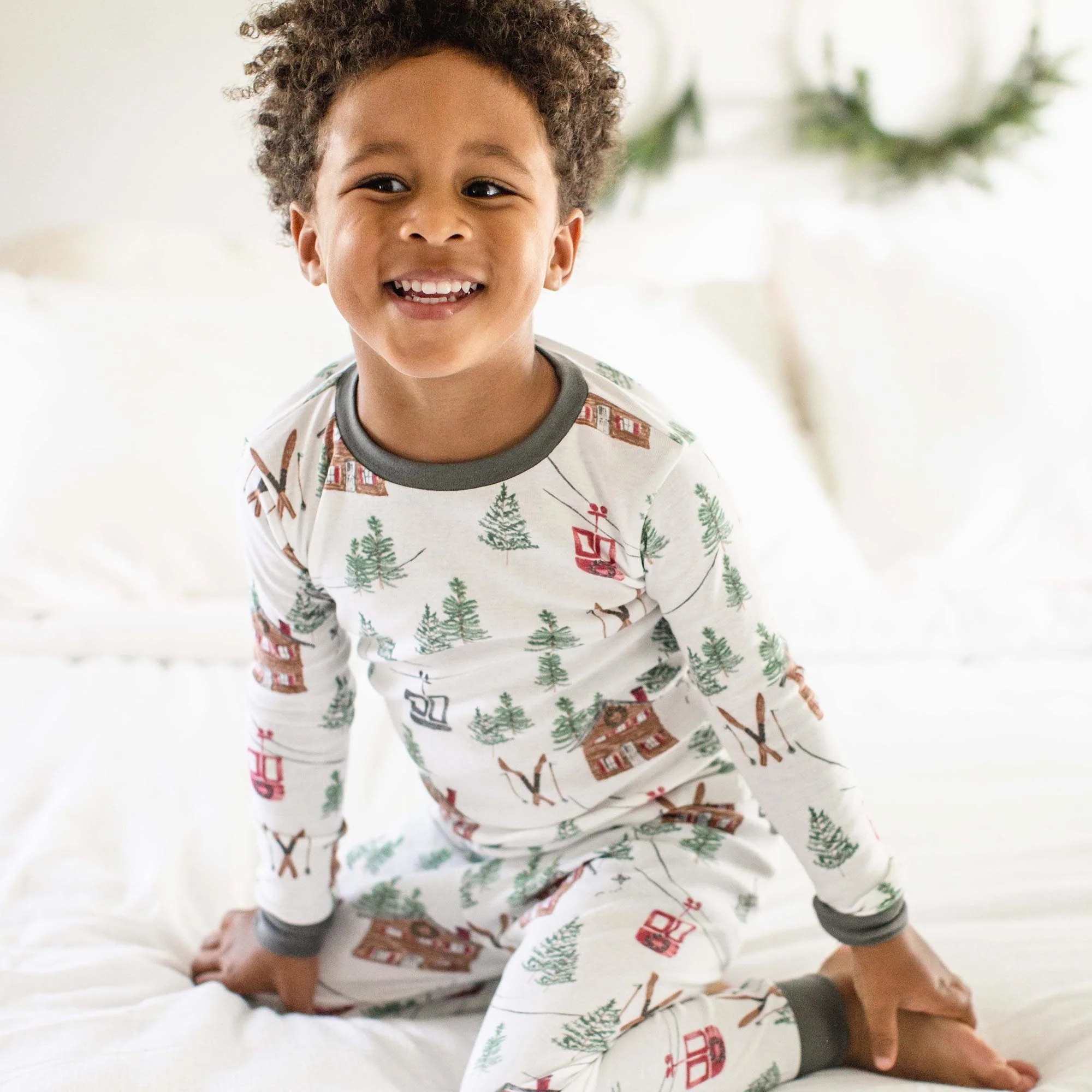 Ski The Alps Matching Family Pajamas - Image 7
