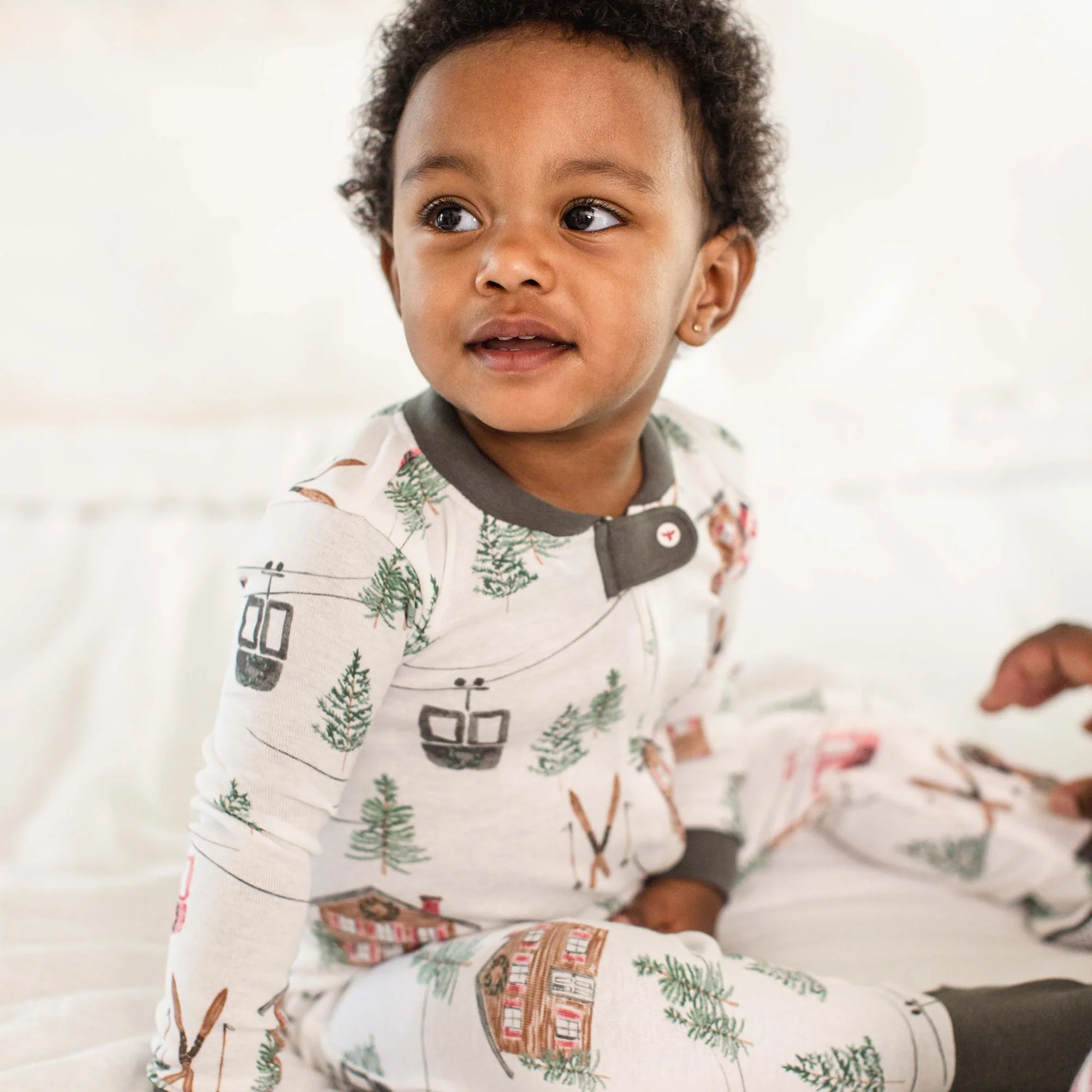 Ski The Alps Matching Family Pajamas - Image 8