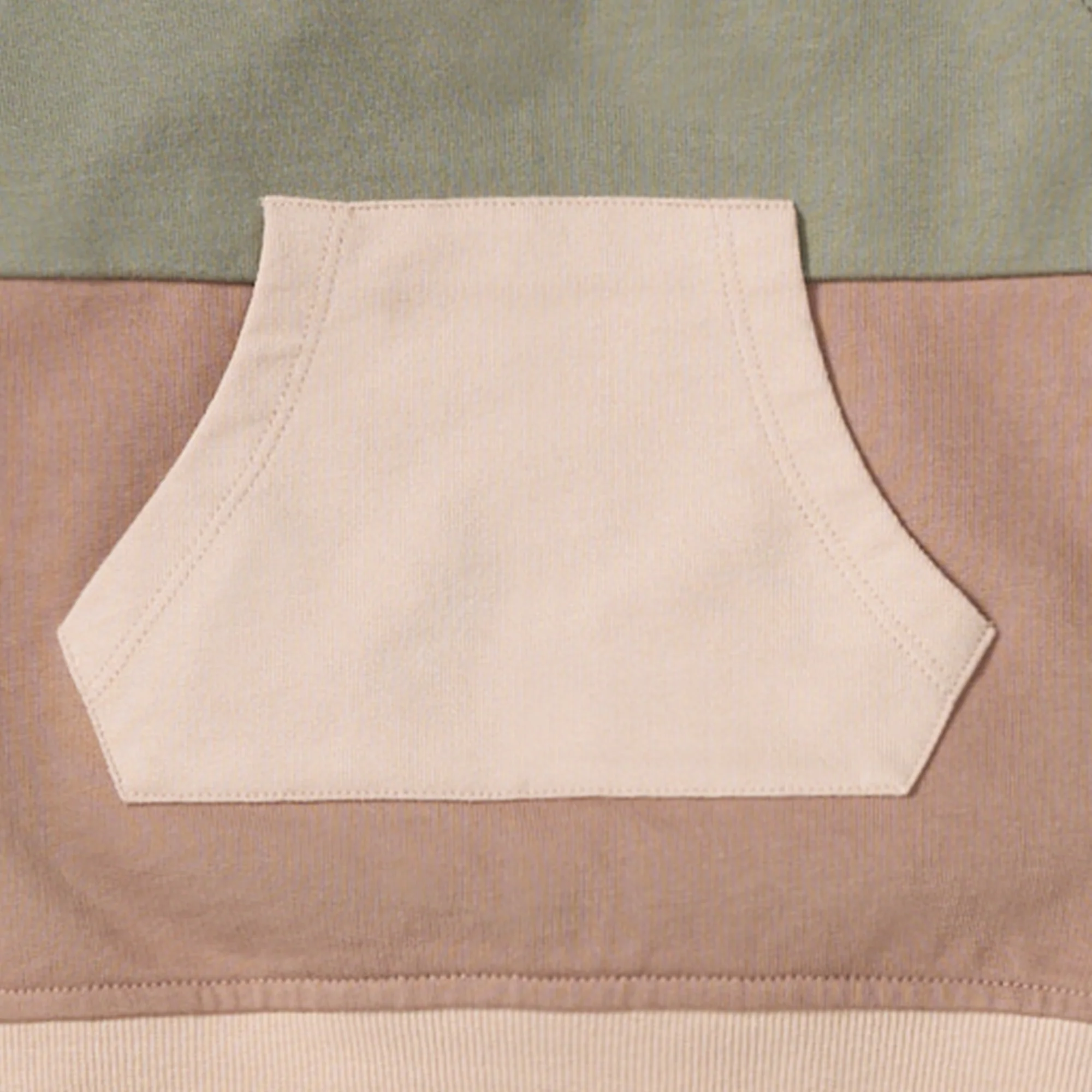 Sleeveless Color Blocked Sweatshirt & Pants Set - Image 4