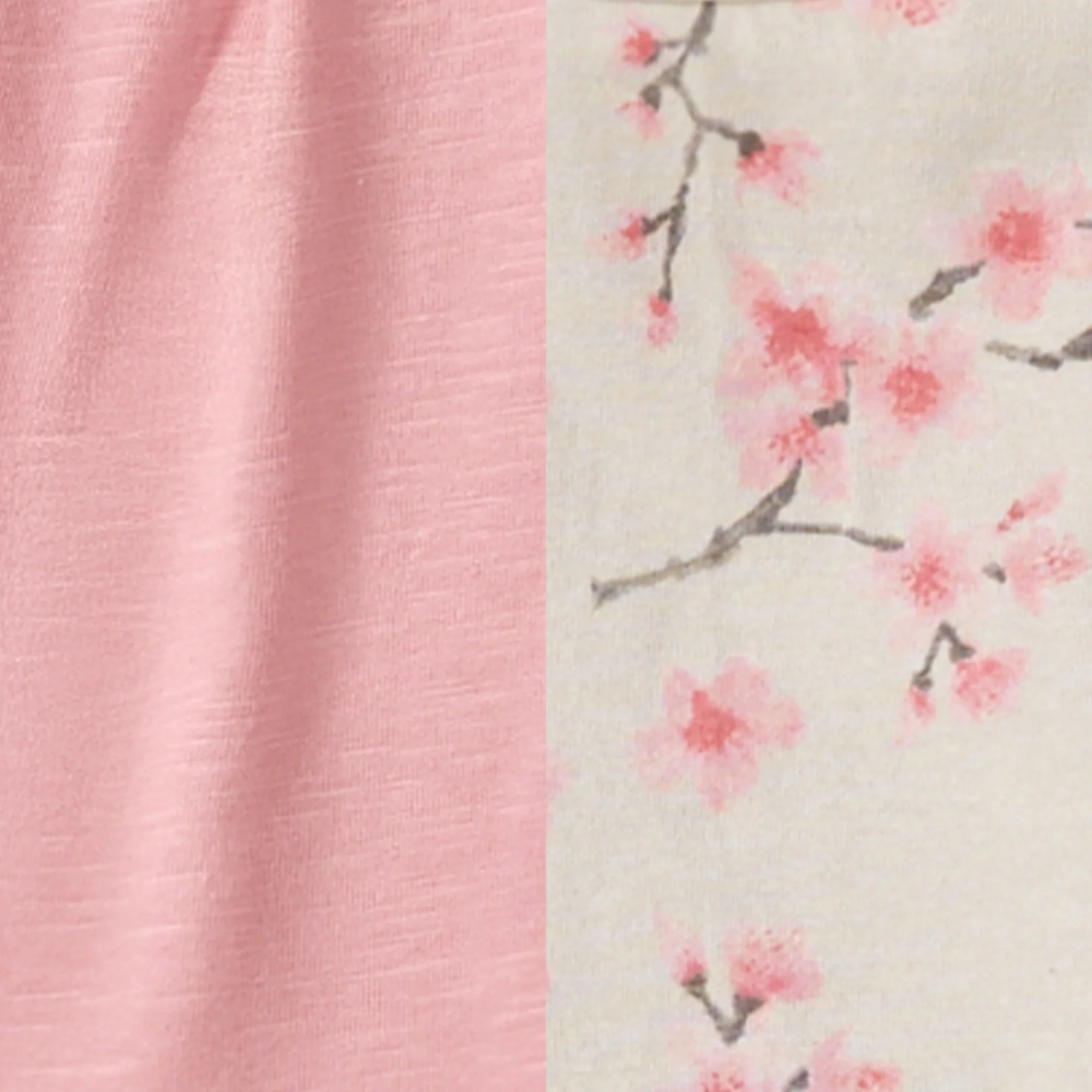 Slub Tunic & Cherry Blossoms Capri Set - Image 4