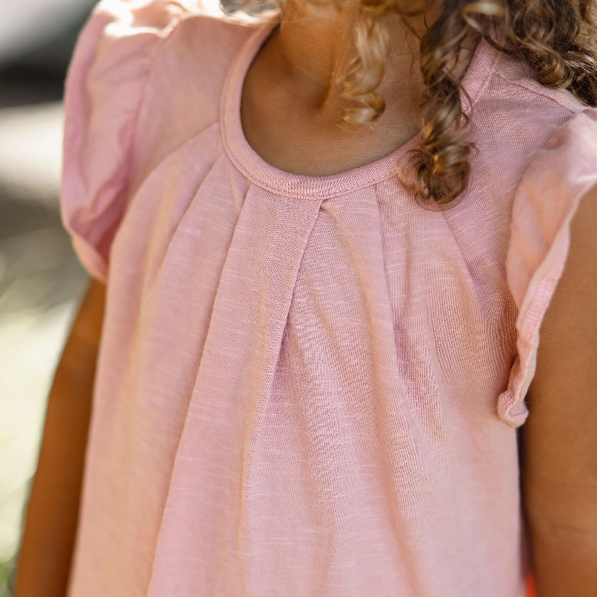 Slub Tunic & Cherry Blossoms Capri Set - Image 9