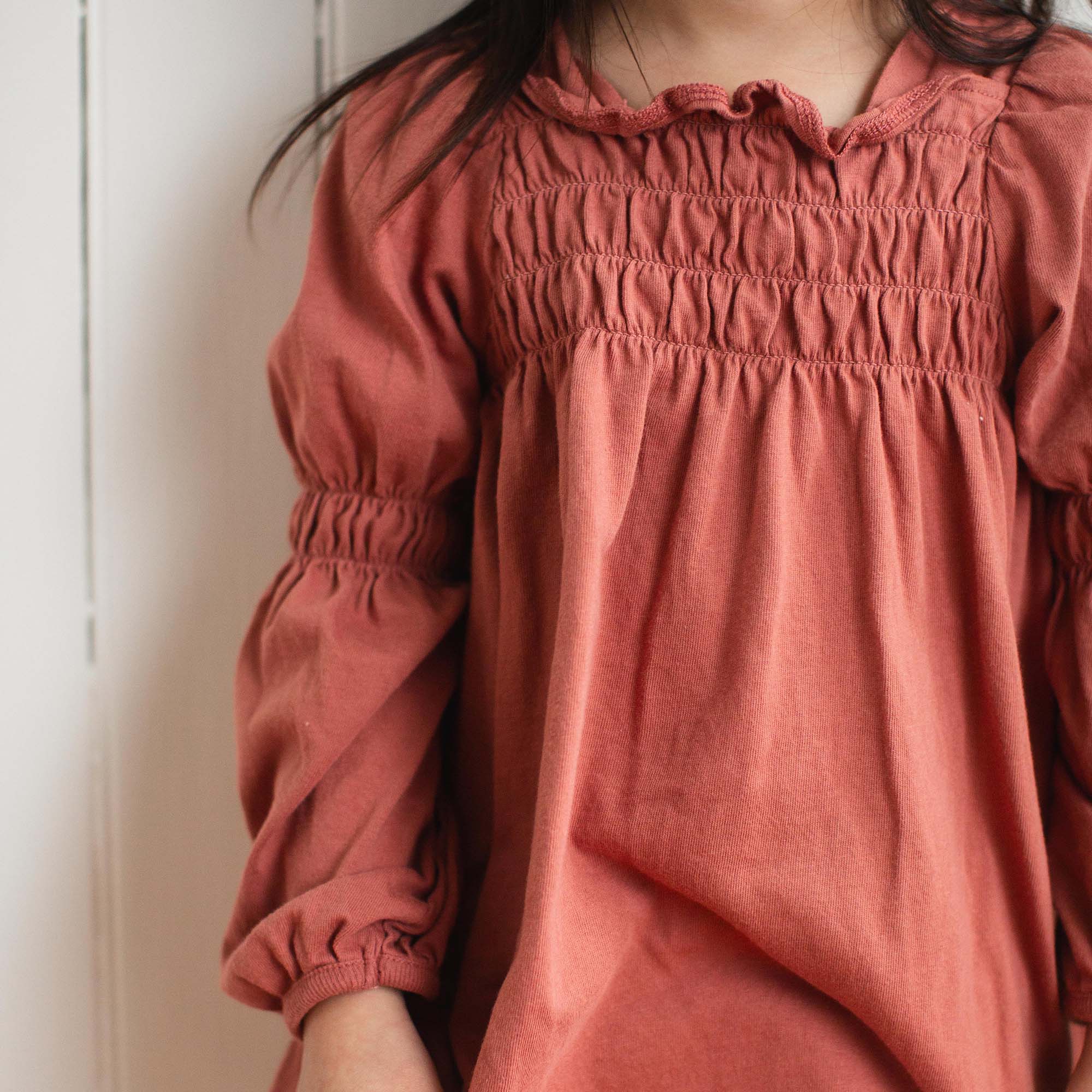 Smocked Organic Tunic & Pants Set - Image 7