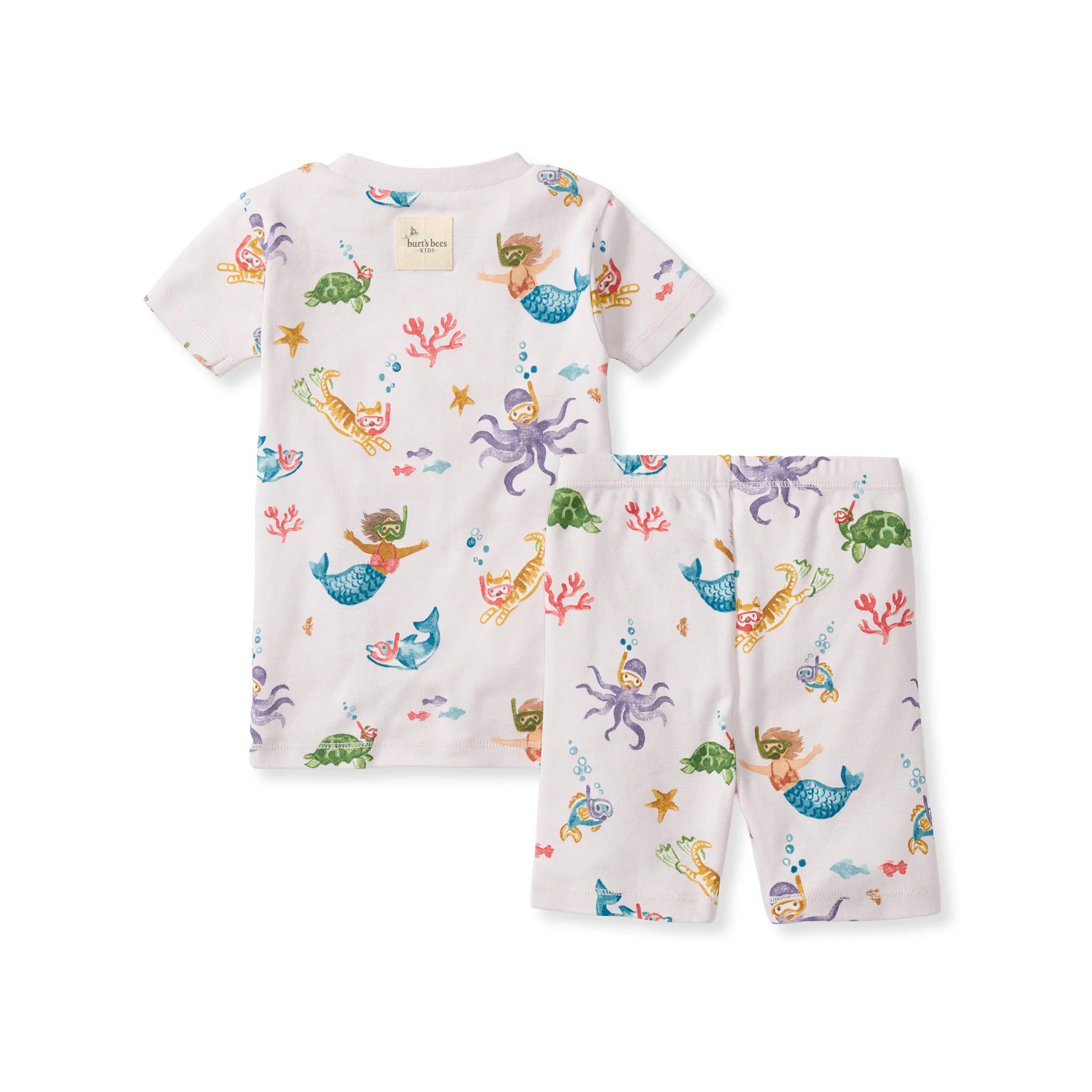 Snorkeling Friends Organic Cotton Two-Piece Pajamas - Image 4