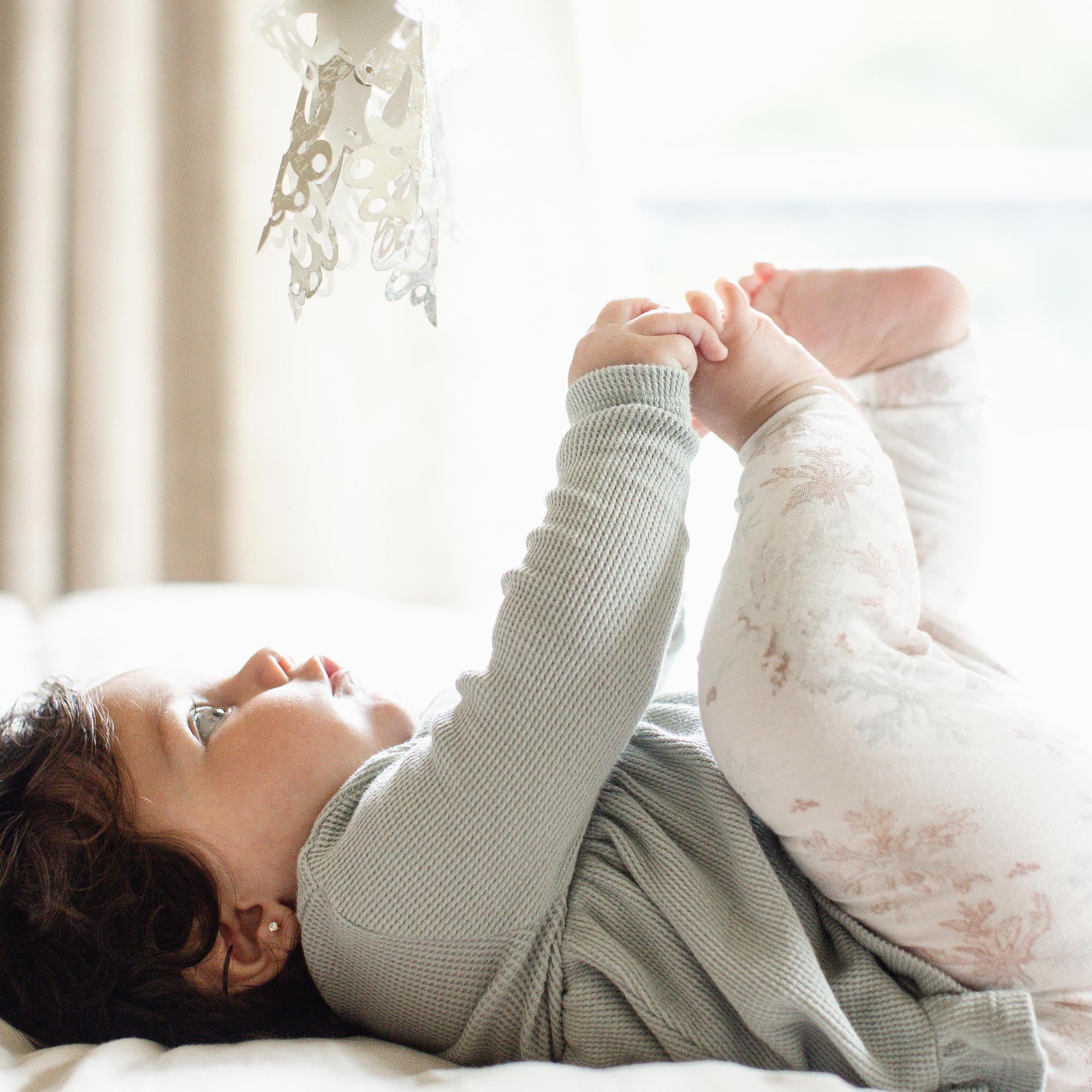 Snowflake Flurries Organic Tunic & Pants Set - Image 6