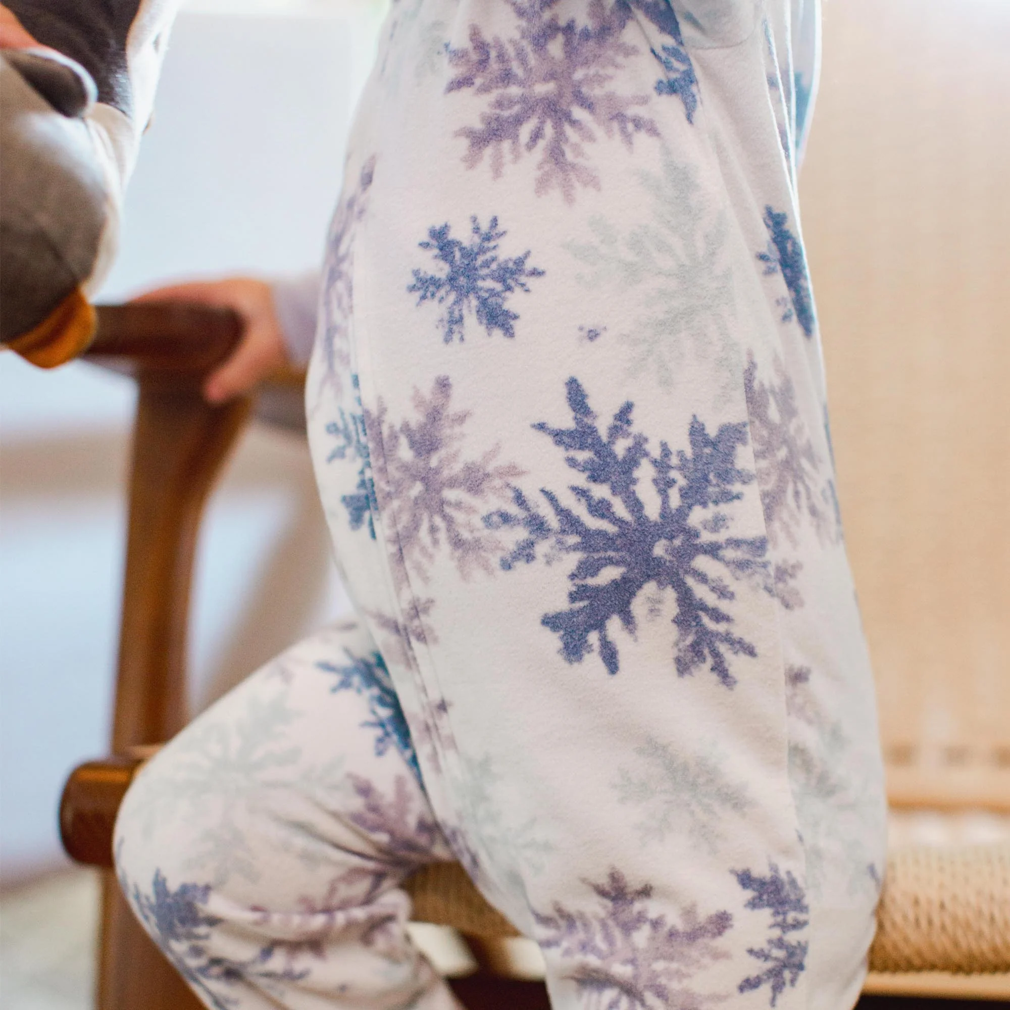 Snowflake Flurries polarbee™ Repreve® Microfleece Pajamas - Image 4