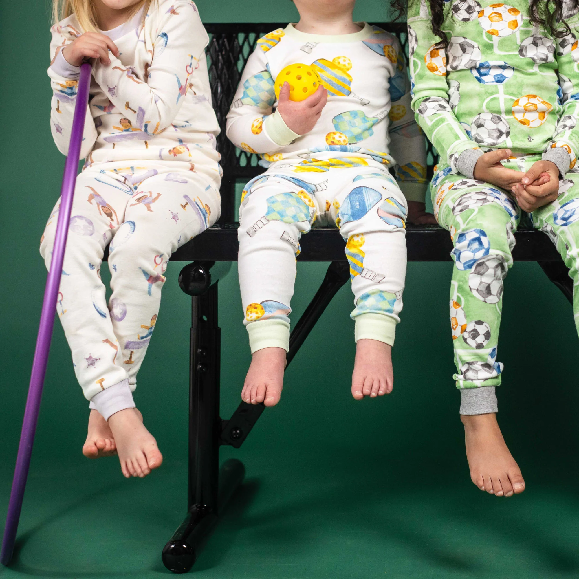Soccer Field Organic Cotton Two-Piece Pajamas - Image 7
