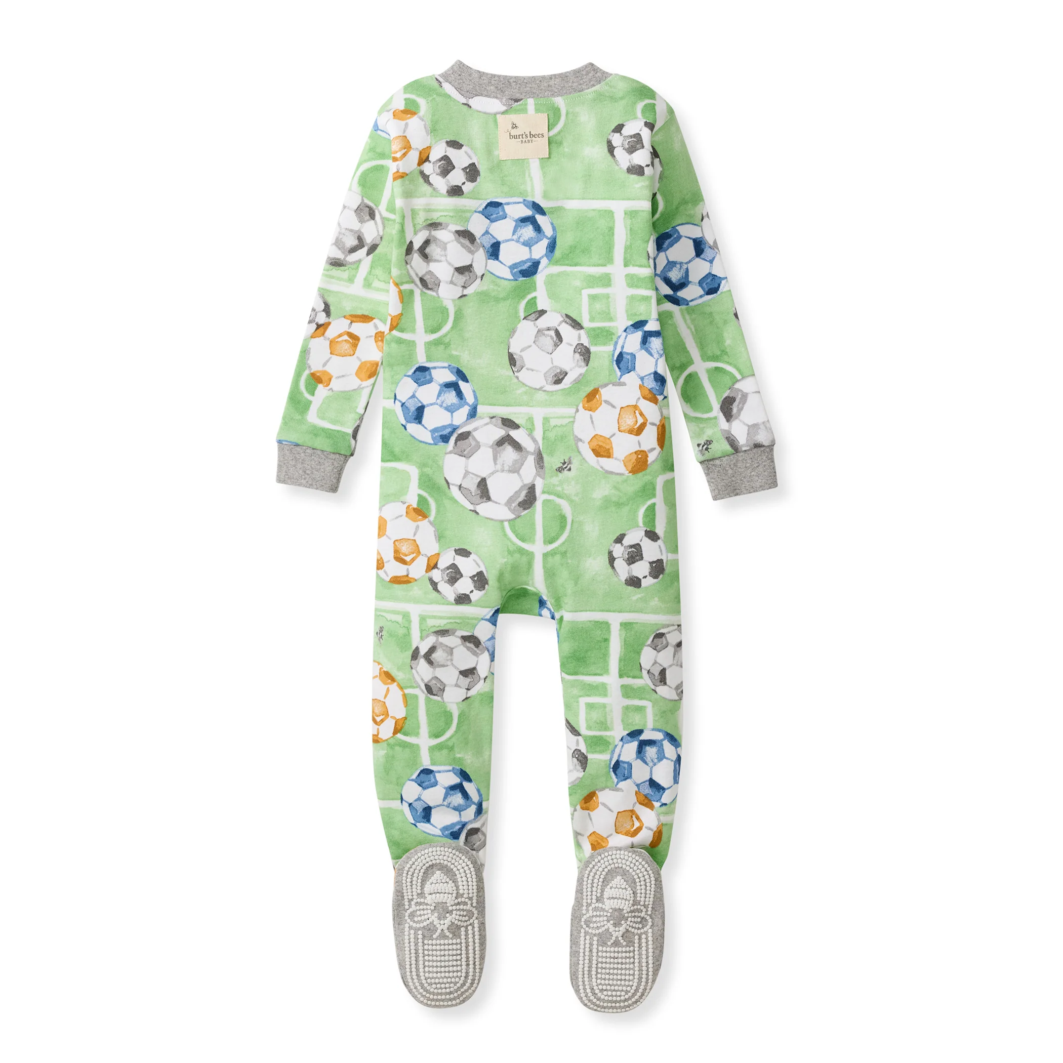 Soccer Field Organic Cotton Sleeper - Image 3