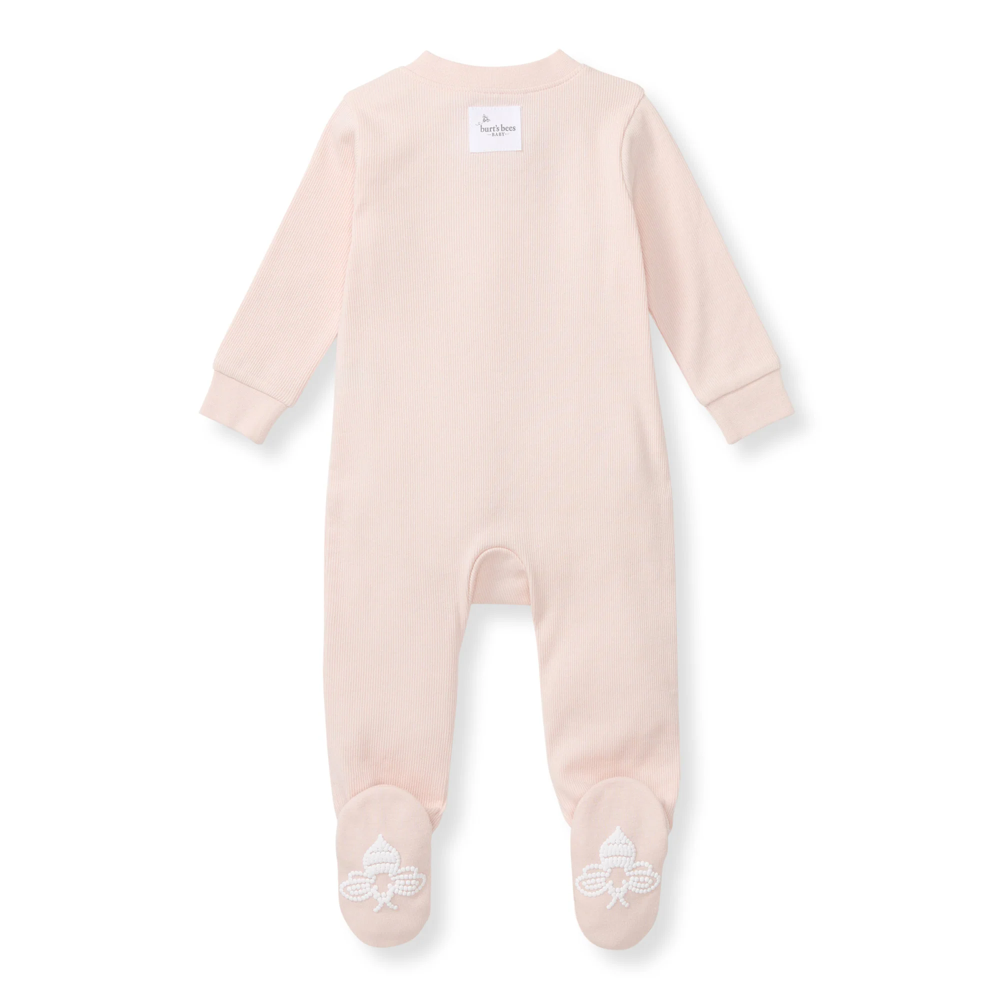 Solid Rib Organic Cotton Sleep & Play - Ranunculus - Image 3