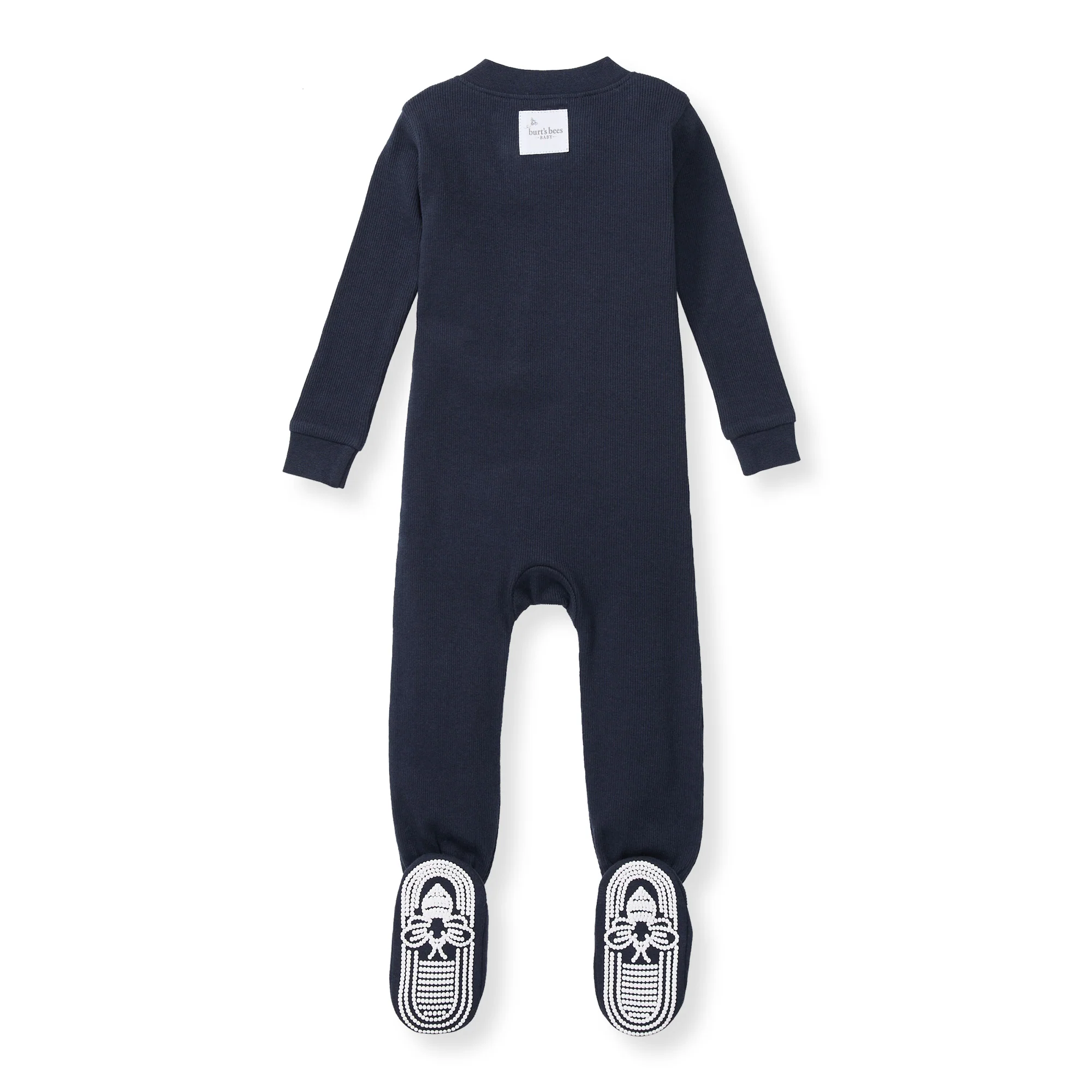 Solid Rib Organic Cotton Sleeper - Midnight - Image 3