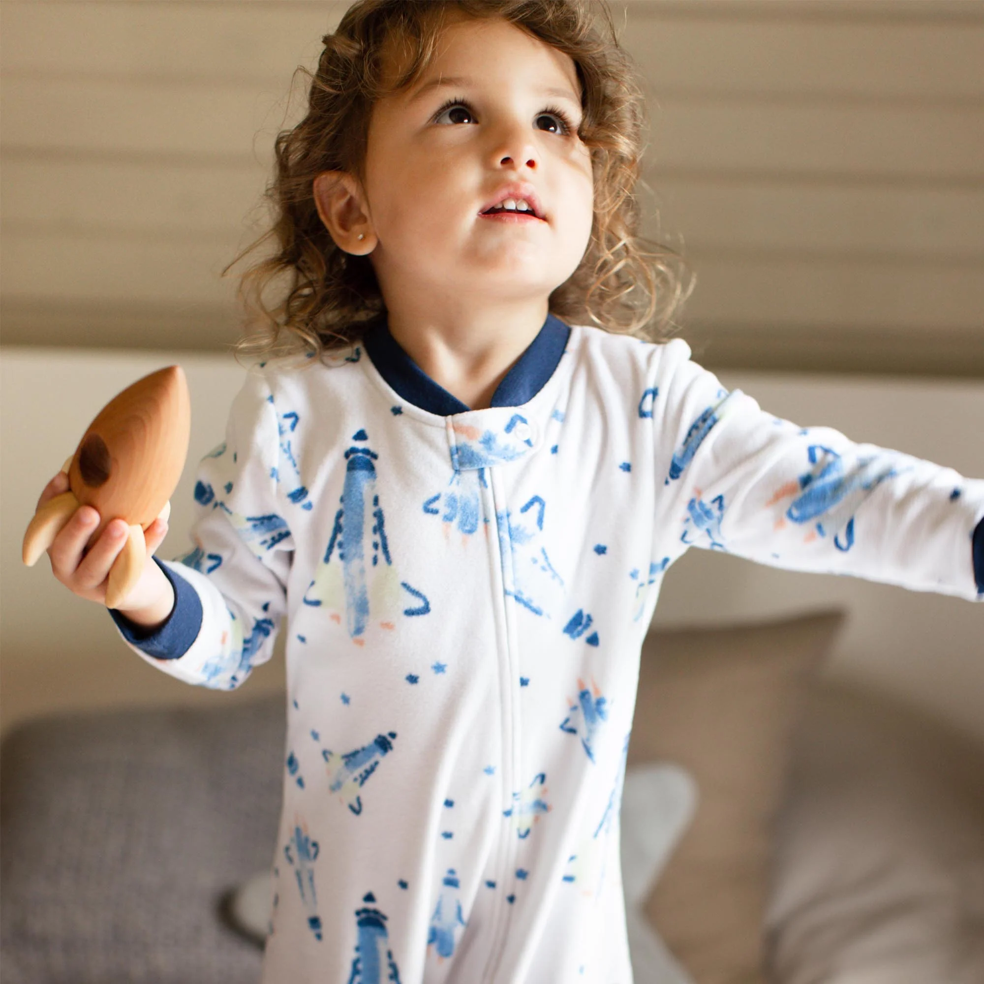 Space Shuttles polarbee™ Repreve® Microfleece Pajamas - Image 4