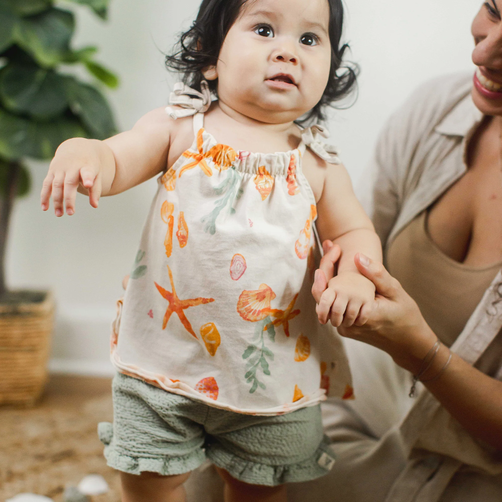 Starfish & Shells Girl Tank & Shorts Set - Image 5