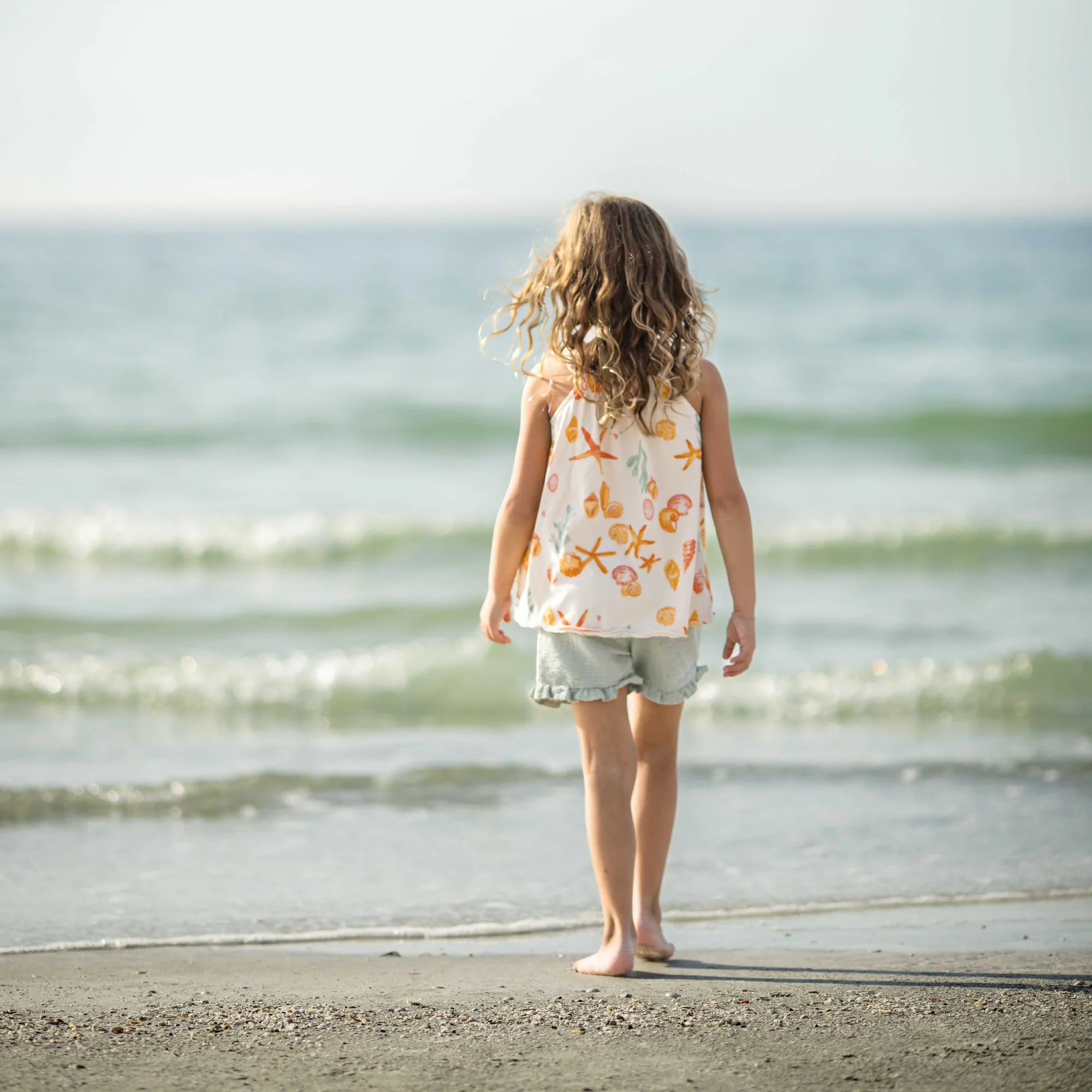 Starfish & Shells Girl Tank & Shorts Set - Image 7