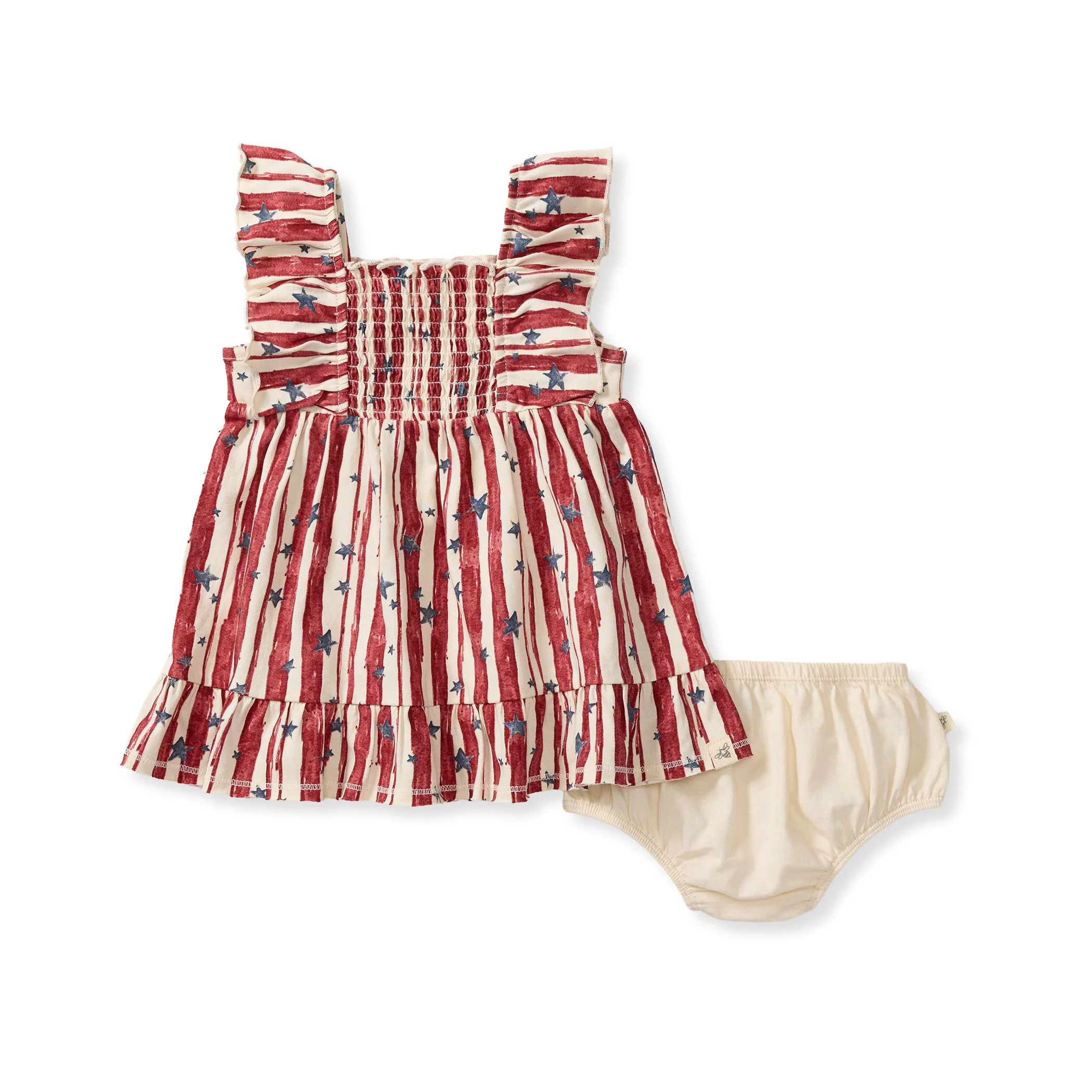 Stars & Stripes Organic Cotton Dress - Image 4