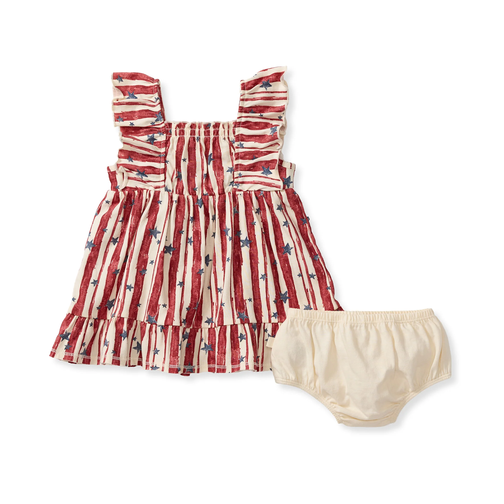 Stars & Stripes Organic Cotton Dress - Image 5