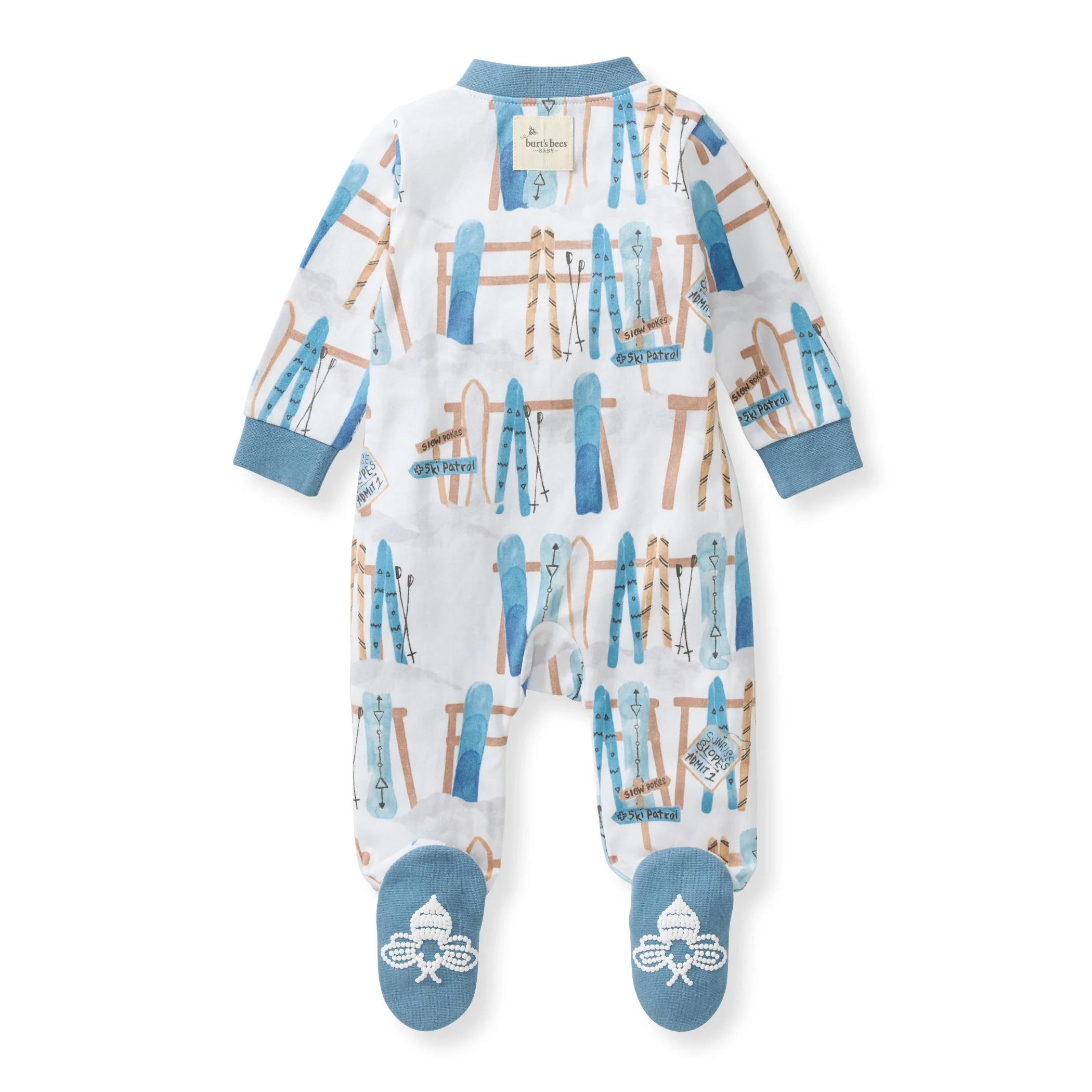 Sunrise Slopes Organic Cotton Sleep & Play - Mountain Blue - Image 3