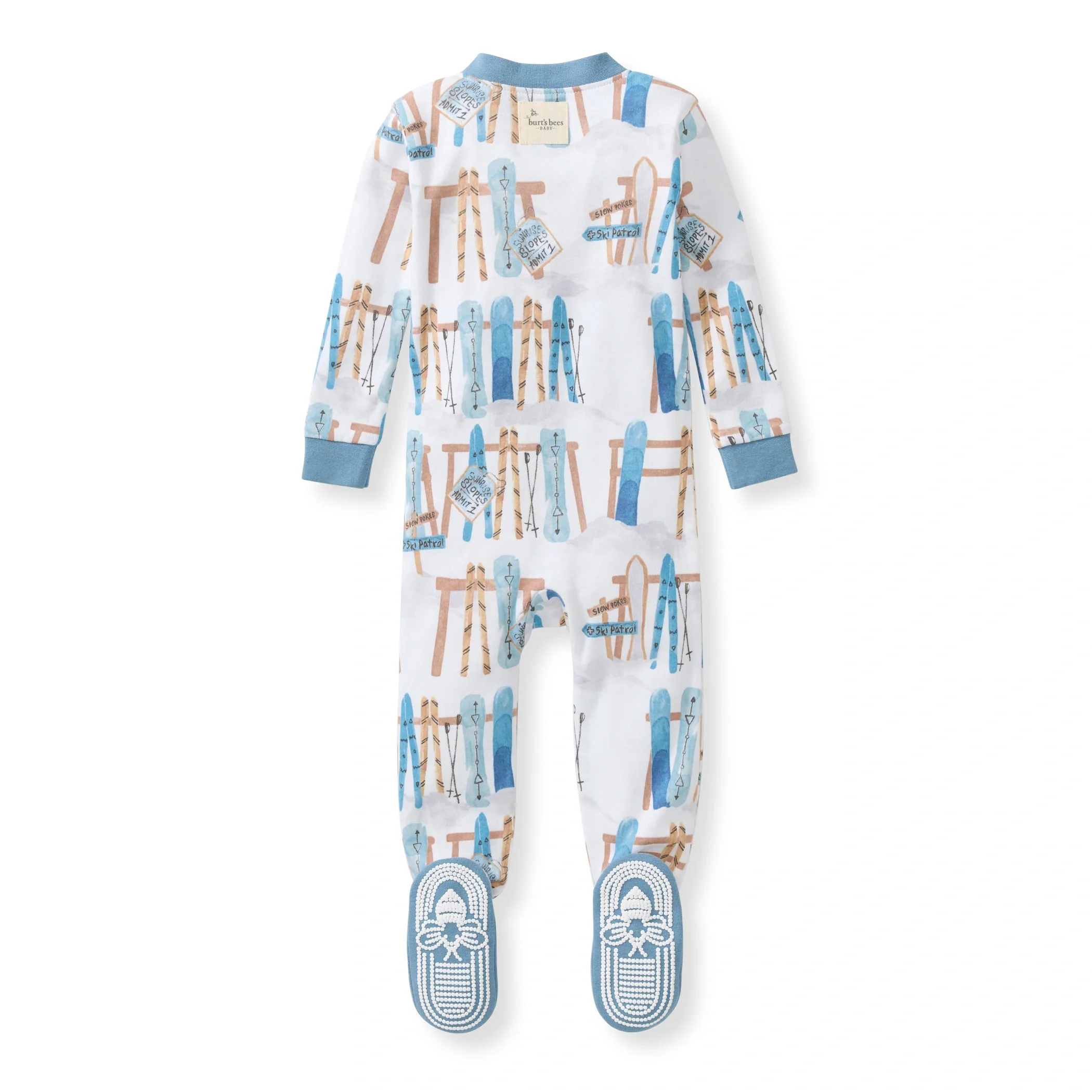 Sunrise Slopes Organic Cotton Sleeper - Mountain Blue - Image 3