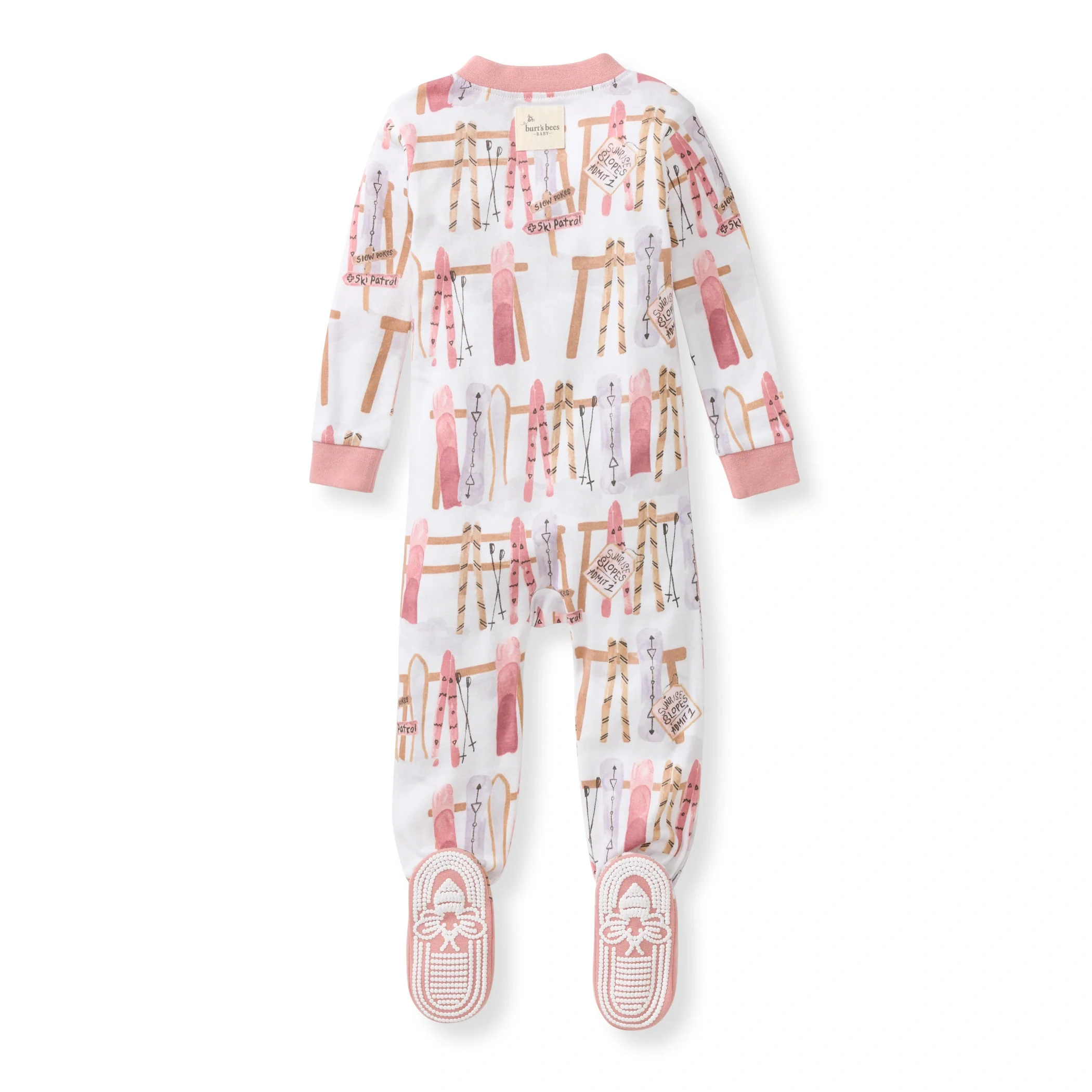 Sunrise Slopes Organic Cotton Sleeper - Organic Rose - Image 3