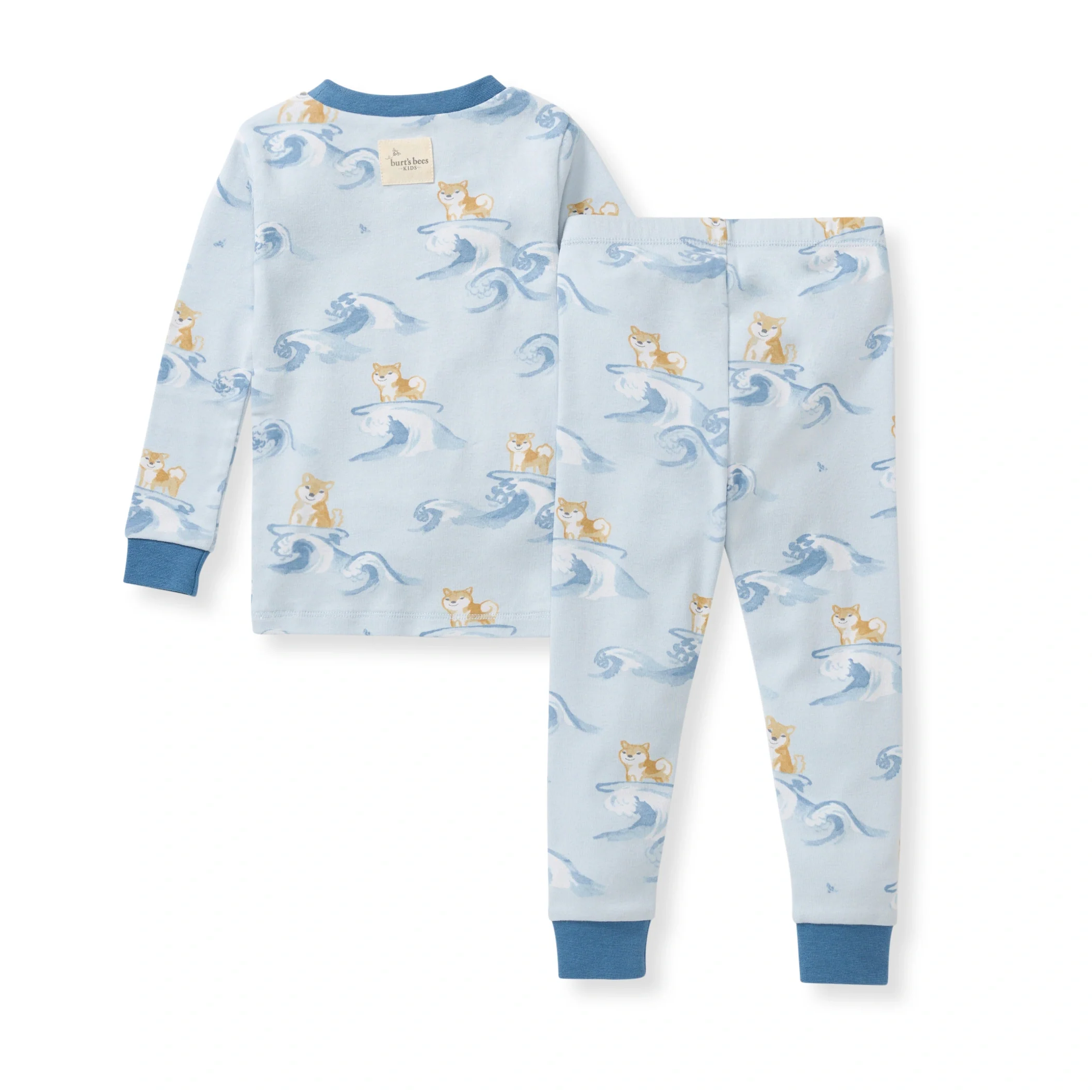 Surfer Pups Organic Cotton Two-Piece Pajamas - Image 4