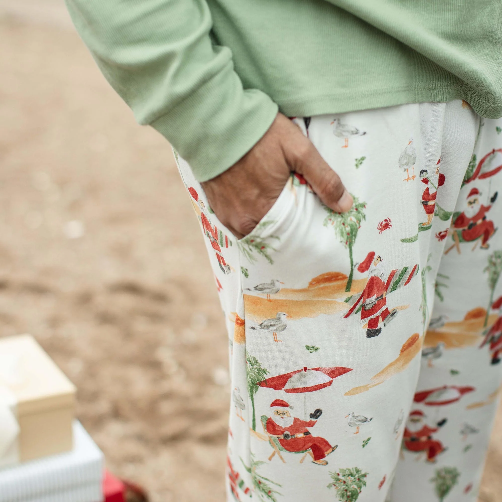 Surfin Santa Matching Family Pajamas - Image 6