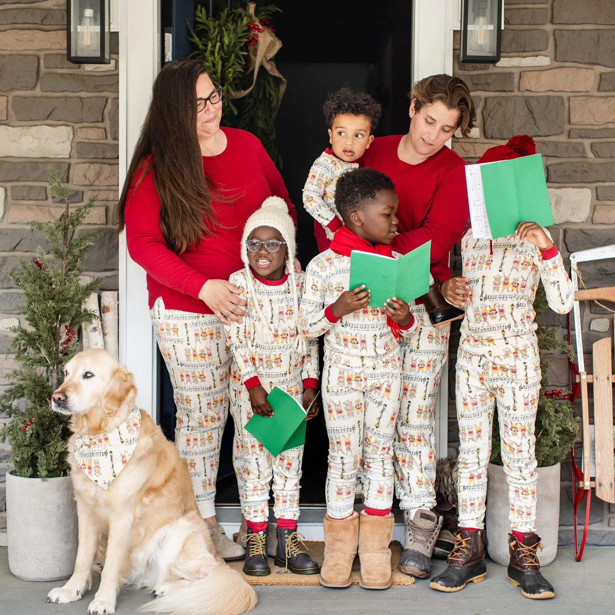 Sweet Carolers Matching Family Pajamas - Image 8