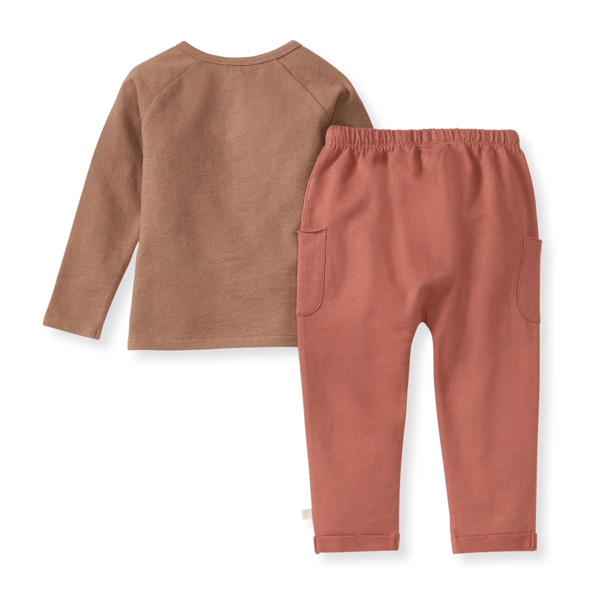 Textured Knit Boy Tee & Pants Set - Image 3