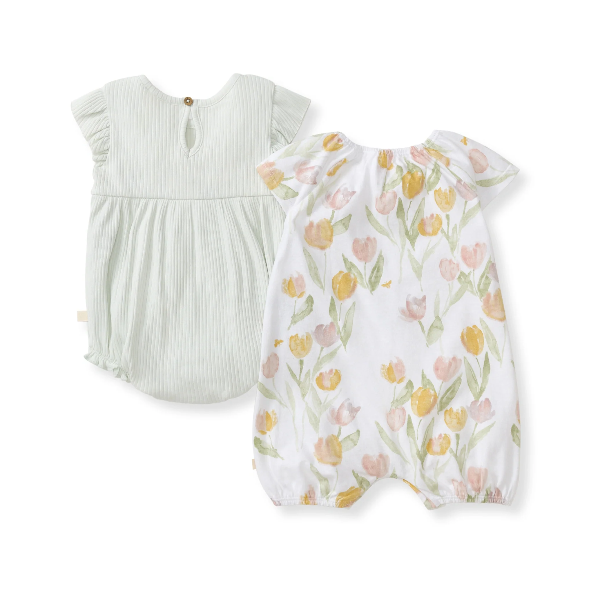 Tulip Field 2 Pack Bubble Romper Set - Image 3