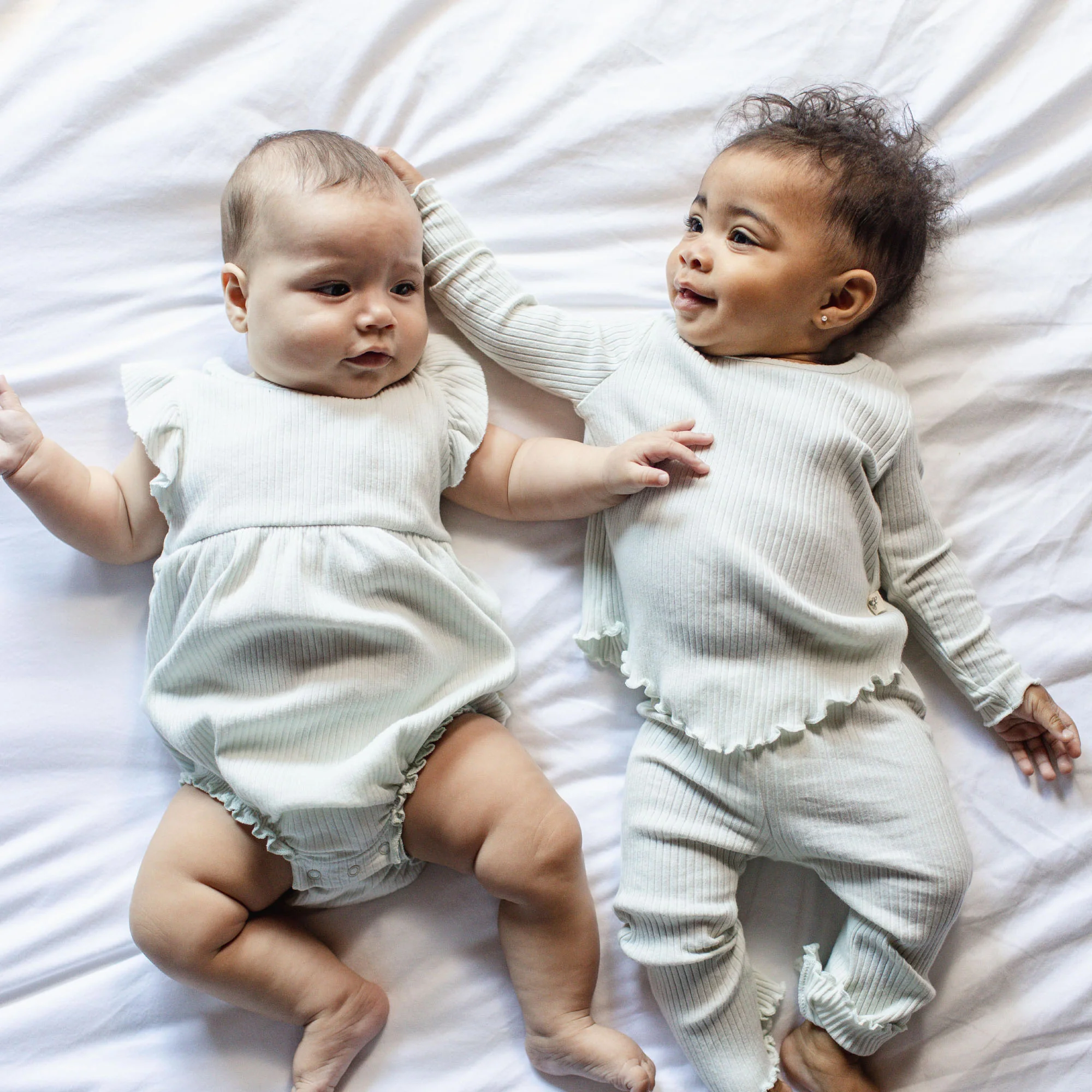 Tulip Field 2 Pack Bubble Romper Set - Image 5