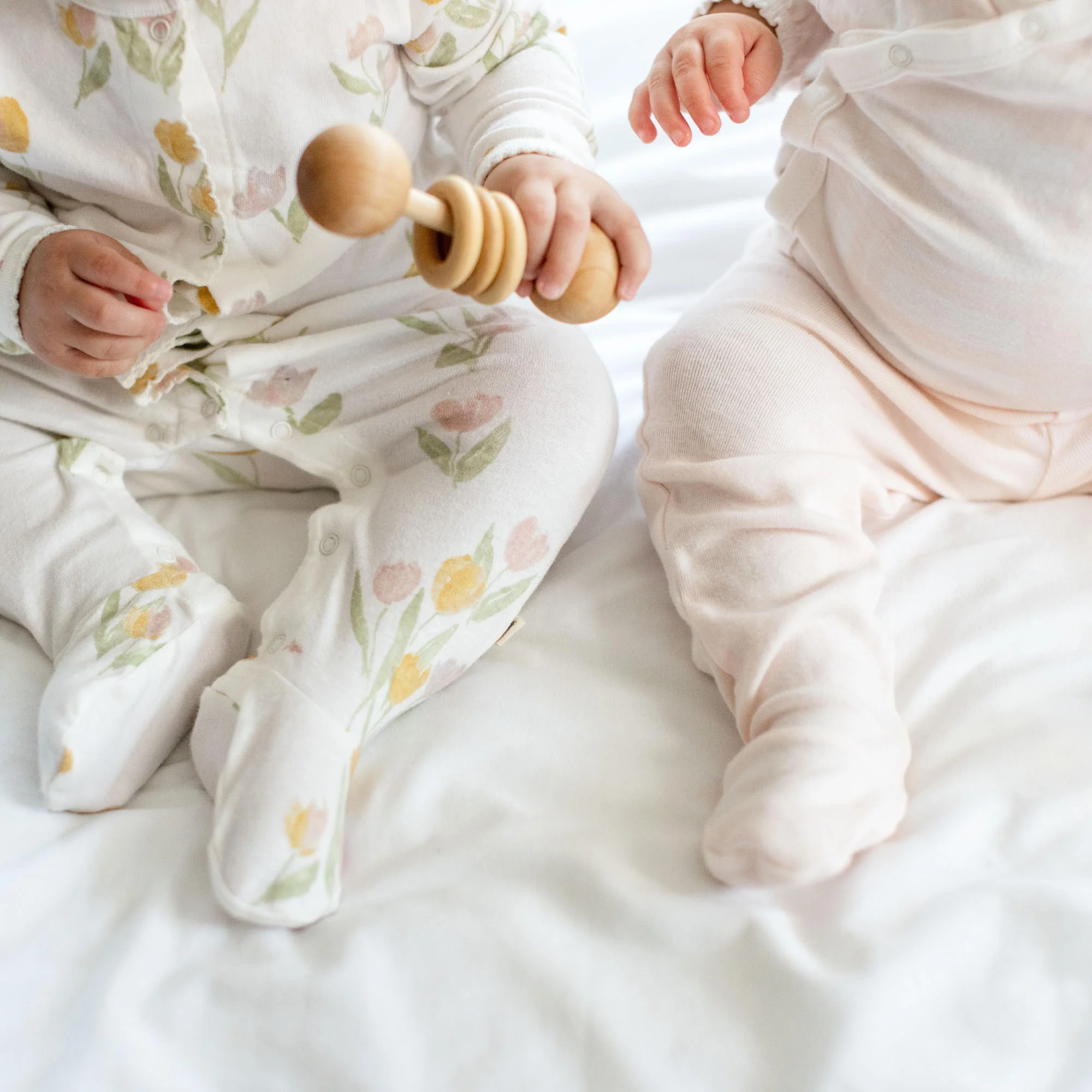 Tulip Fields Baby Girl Jumpsuit & Hat Set - Image 6