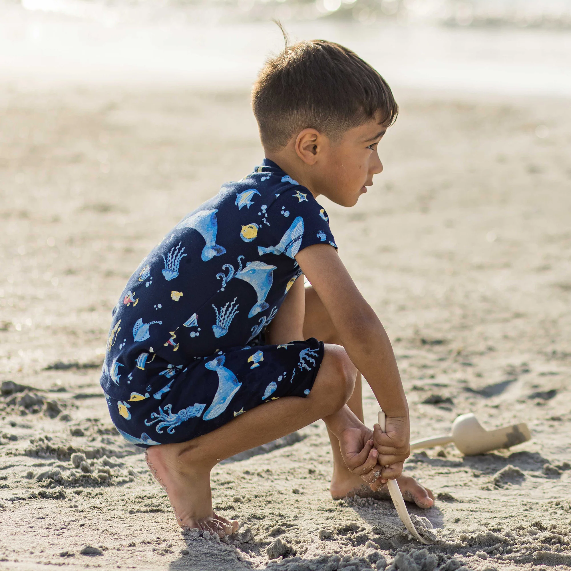 Under the Sea Organic Cotton Two-Piece Pajamas - Image 7