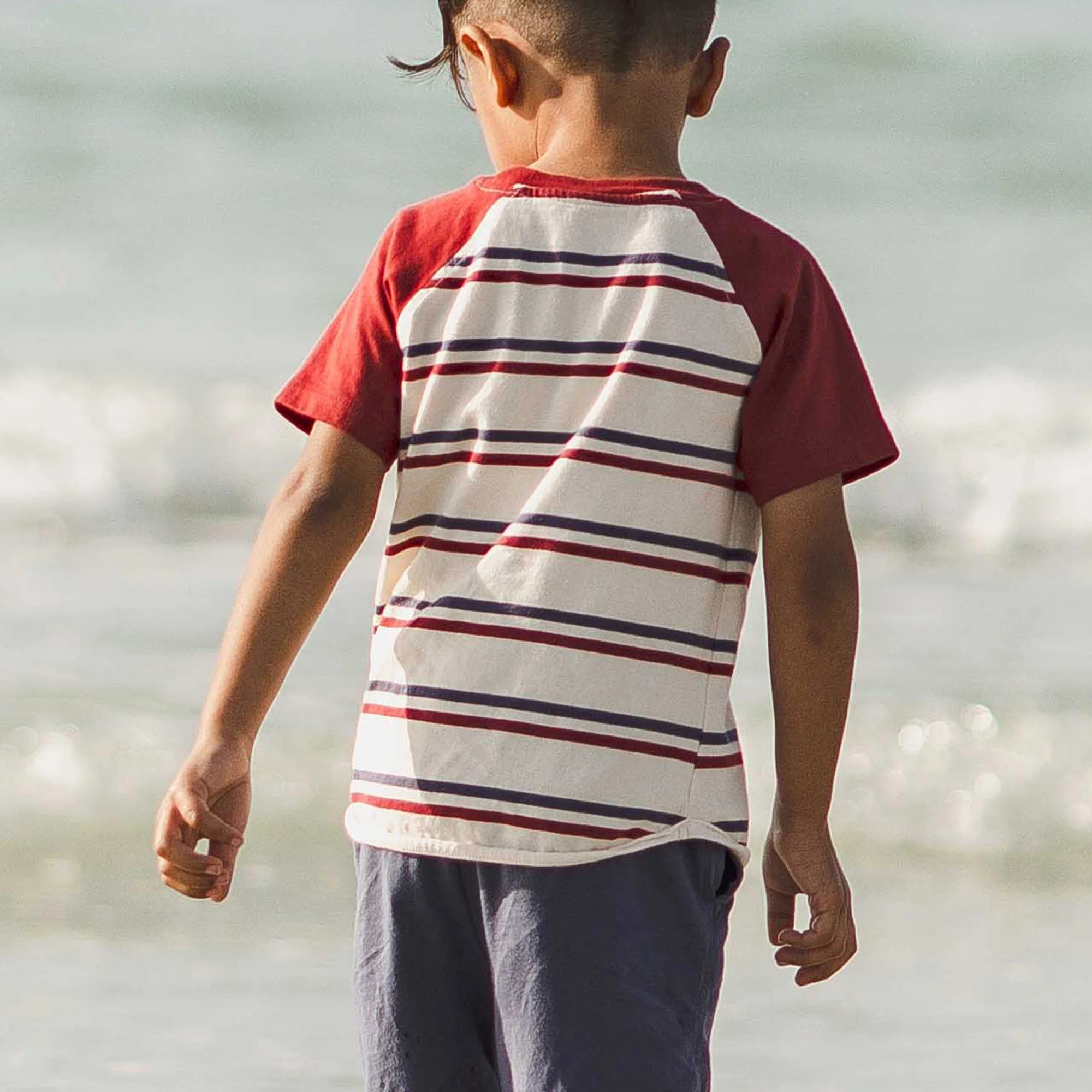 USA Stripe Boy Tee & Shorts Set - Image 5