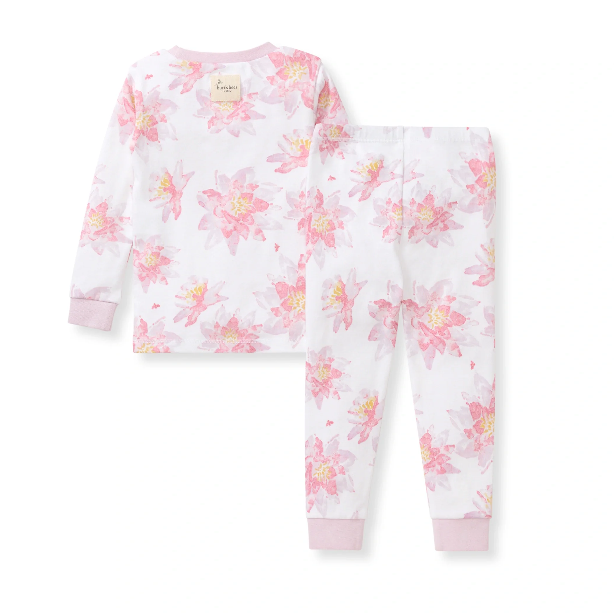 Water Lily Organic Cotton Two-Piece Pajamas - Image 4