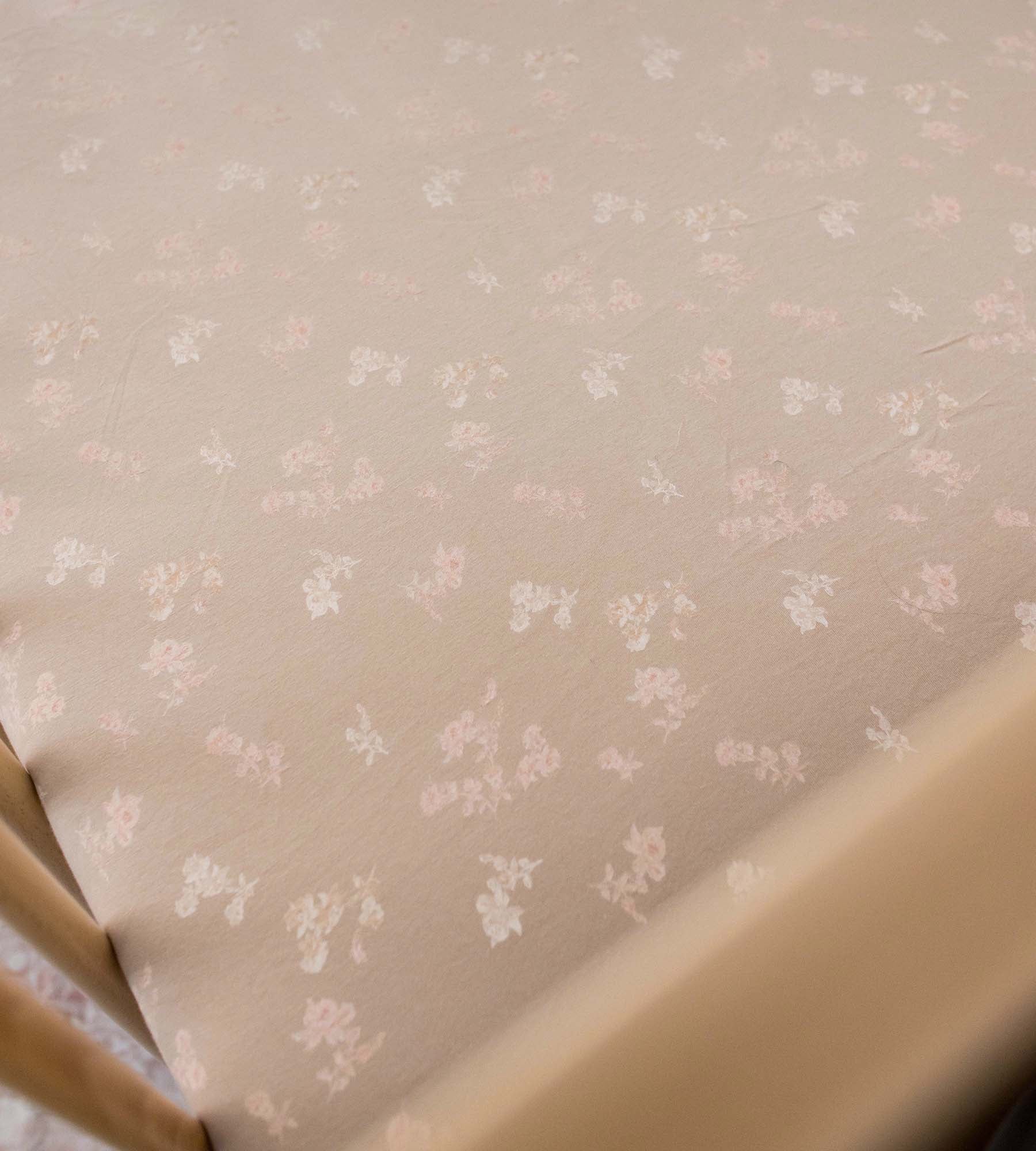 Whimsical Floral Organic Cotton BEESNUG® Fitted Crib Sheet - Image 3
