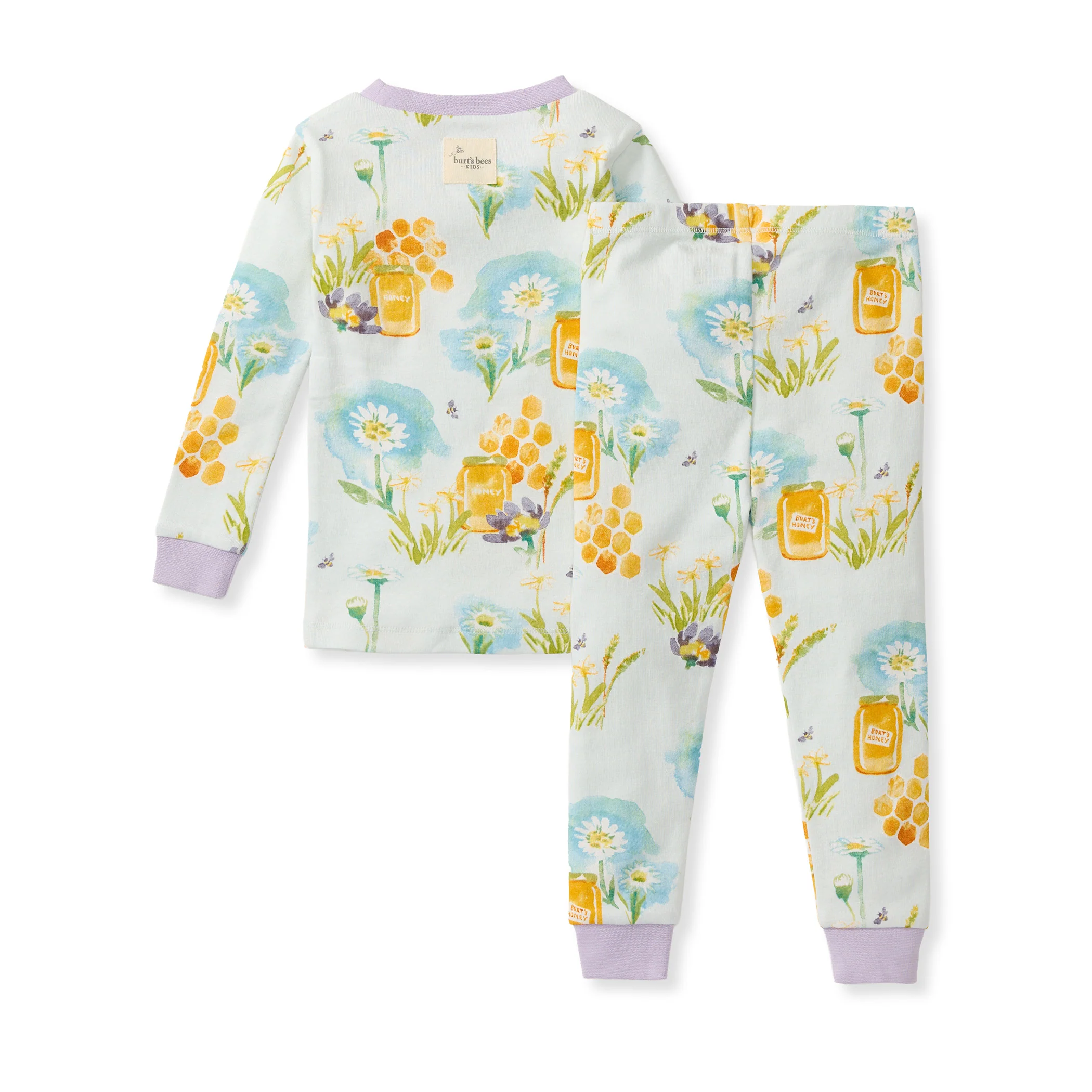 Wild Honey Organic Cotton Two-Piece Pajamas - Image 4