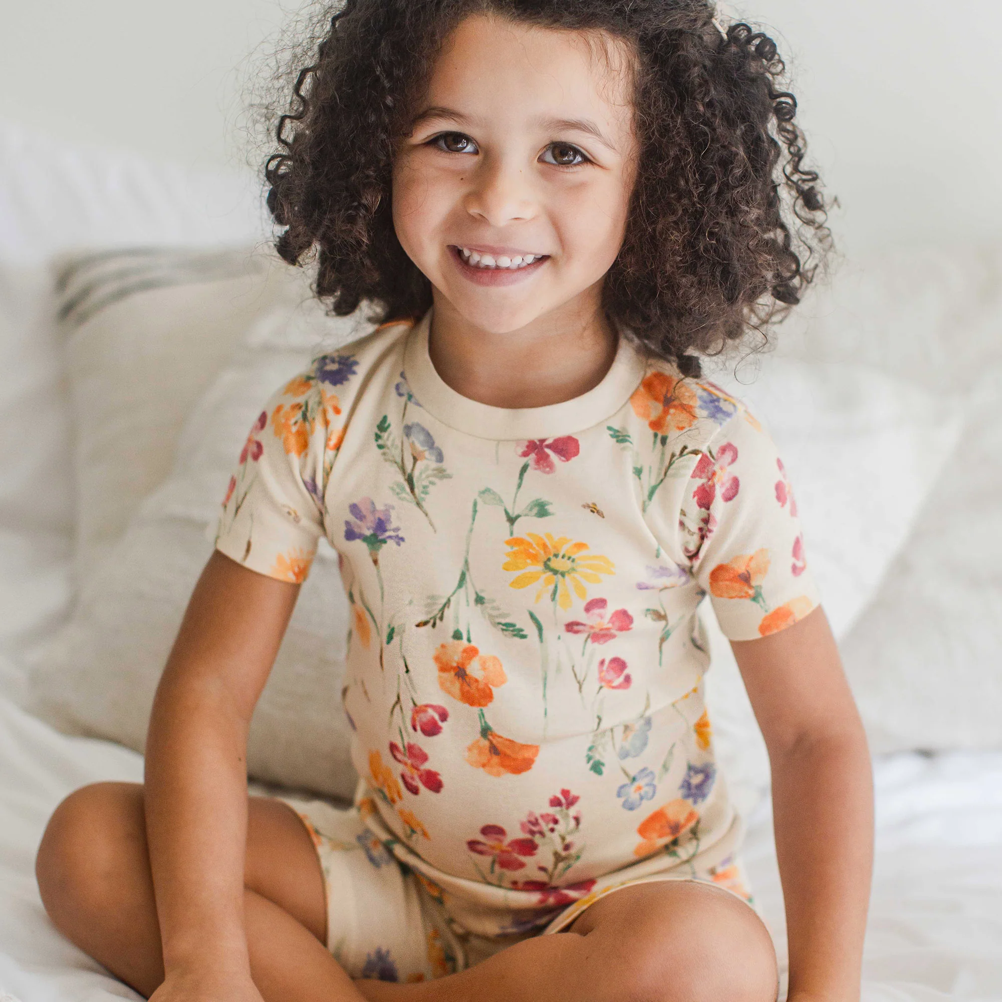 Wildflowers Organic Cotton Two-Piece Pajamas - Image 5