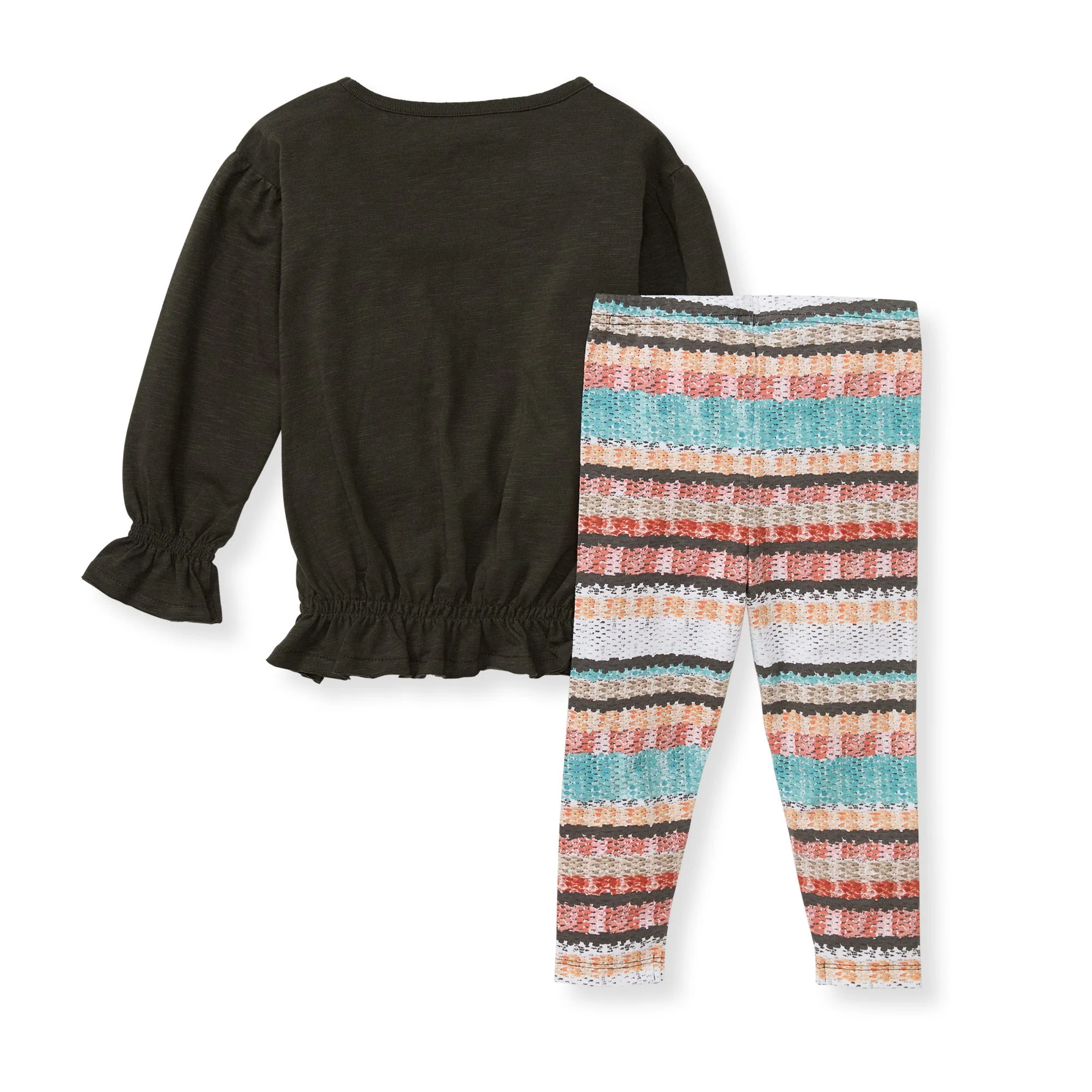 Woven Stripe Organic Cotton Set - Image 3