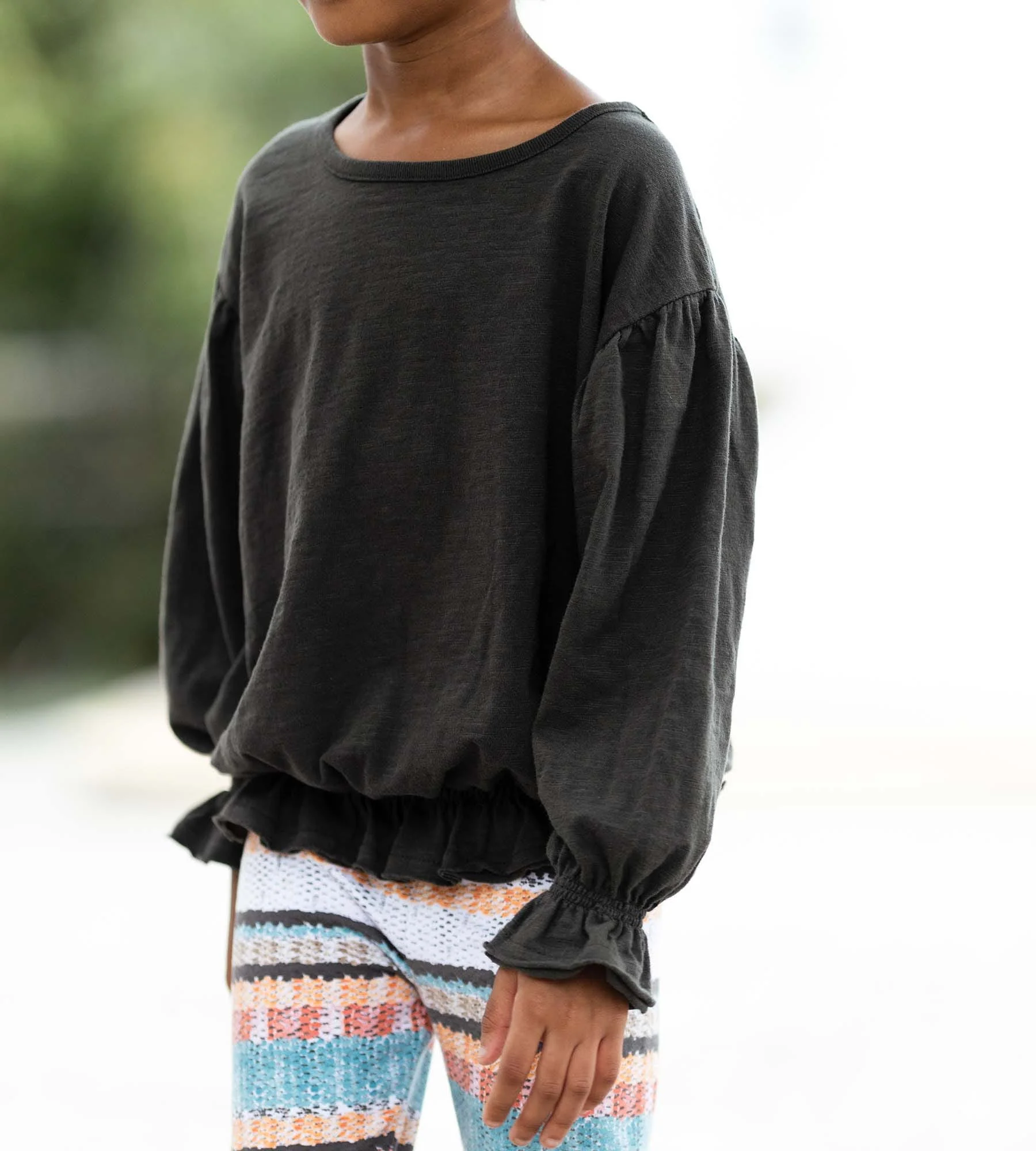 Woven Stripe Organic Cotton Set - Image 7